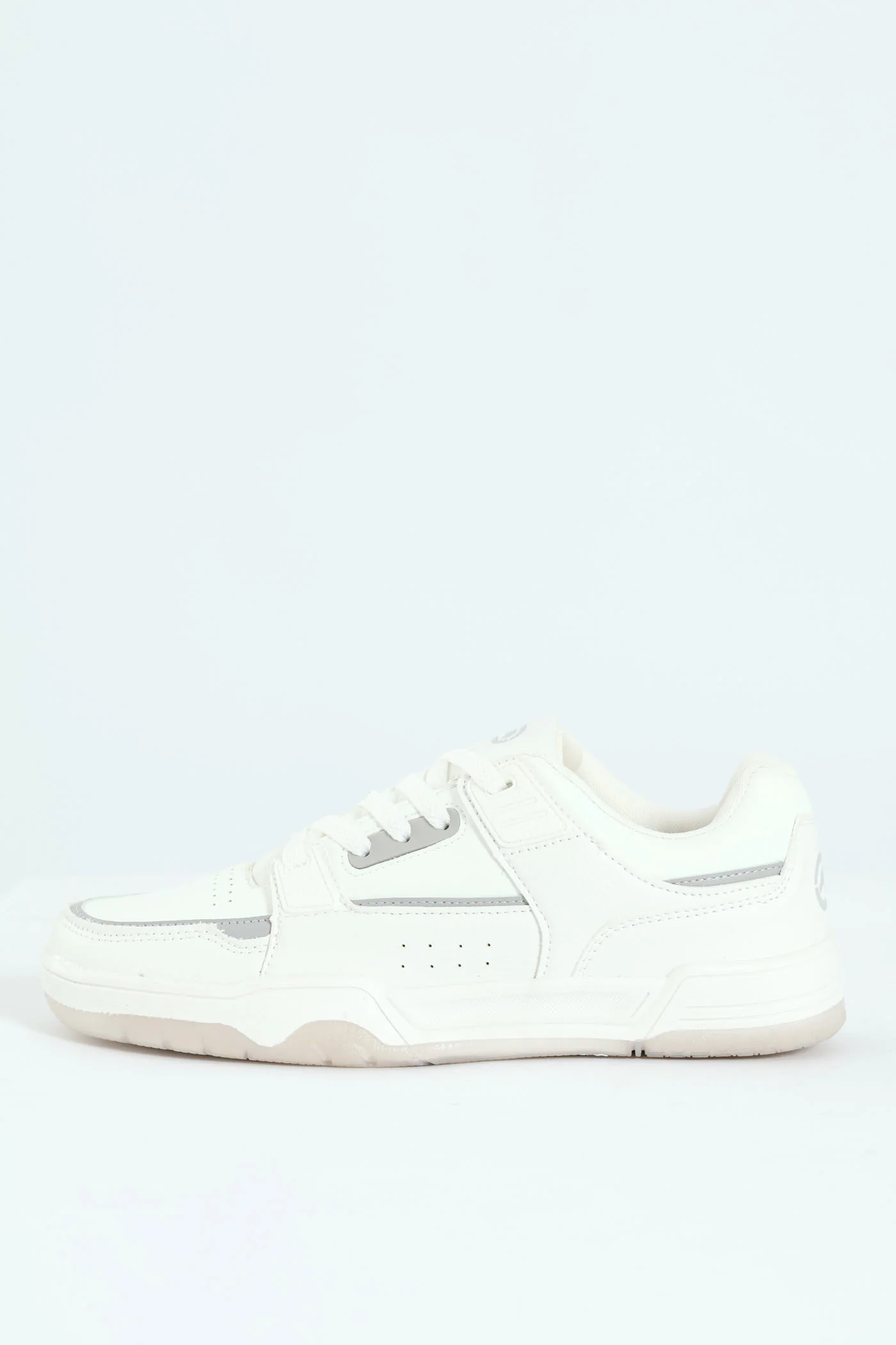 Panelled Detail Sneaker - White - Image 6