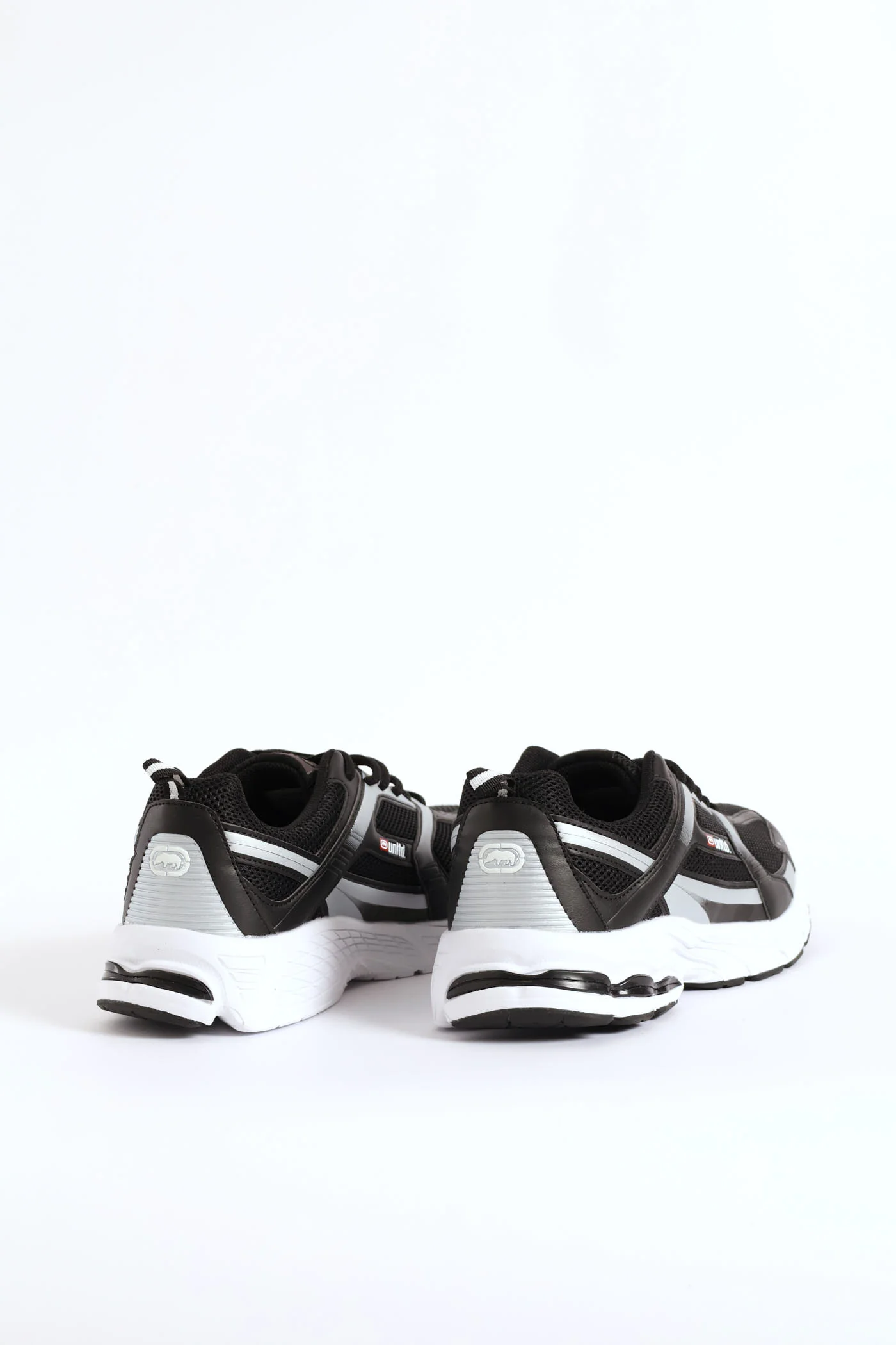 Panelled Lace Up Trainer - Black - Image 5