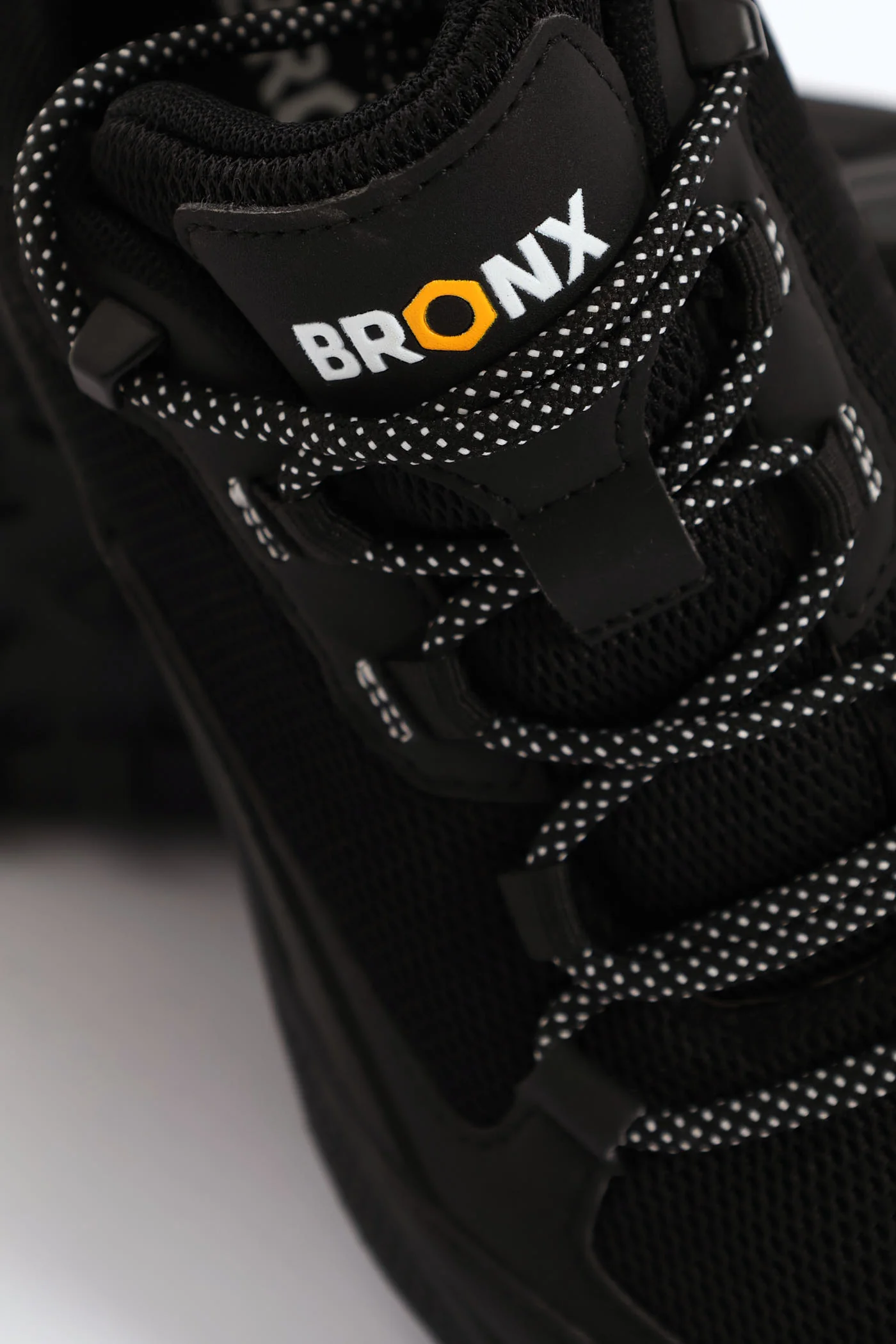 Paragon Mesh Lace Up Trainer - Black - Image 2