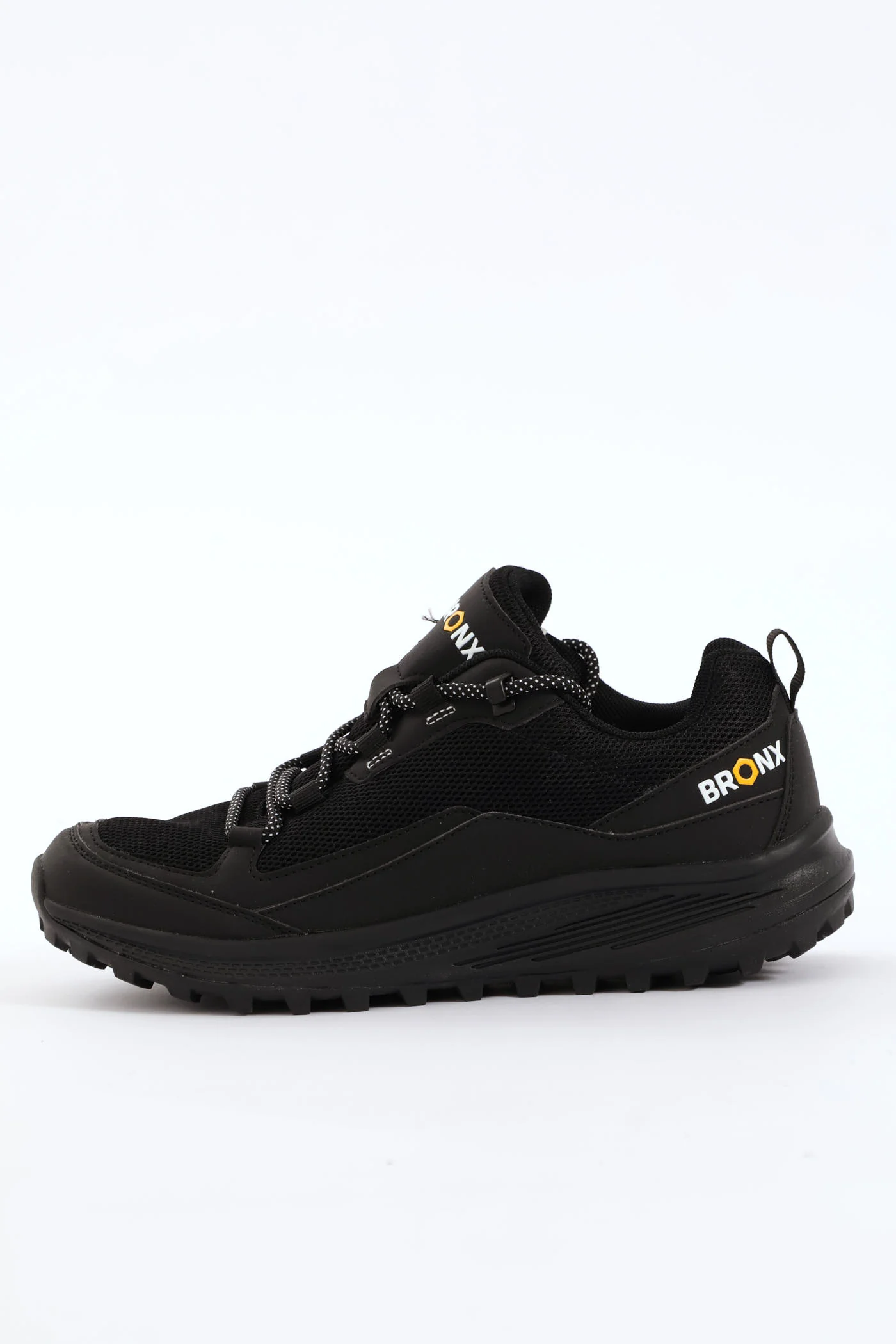 Paragon Mesh Lace Up Trainer - Black - Image 3