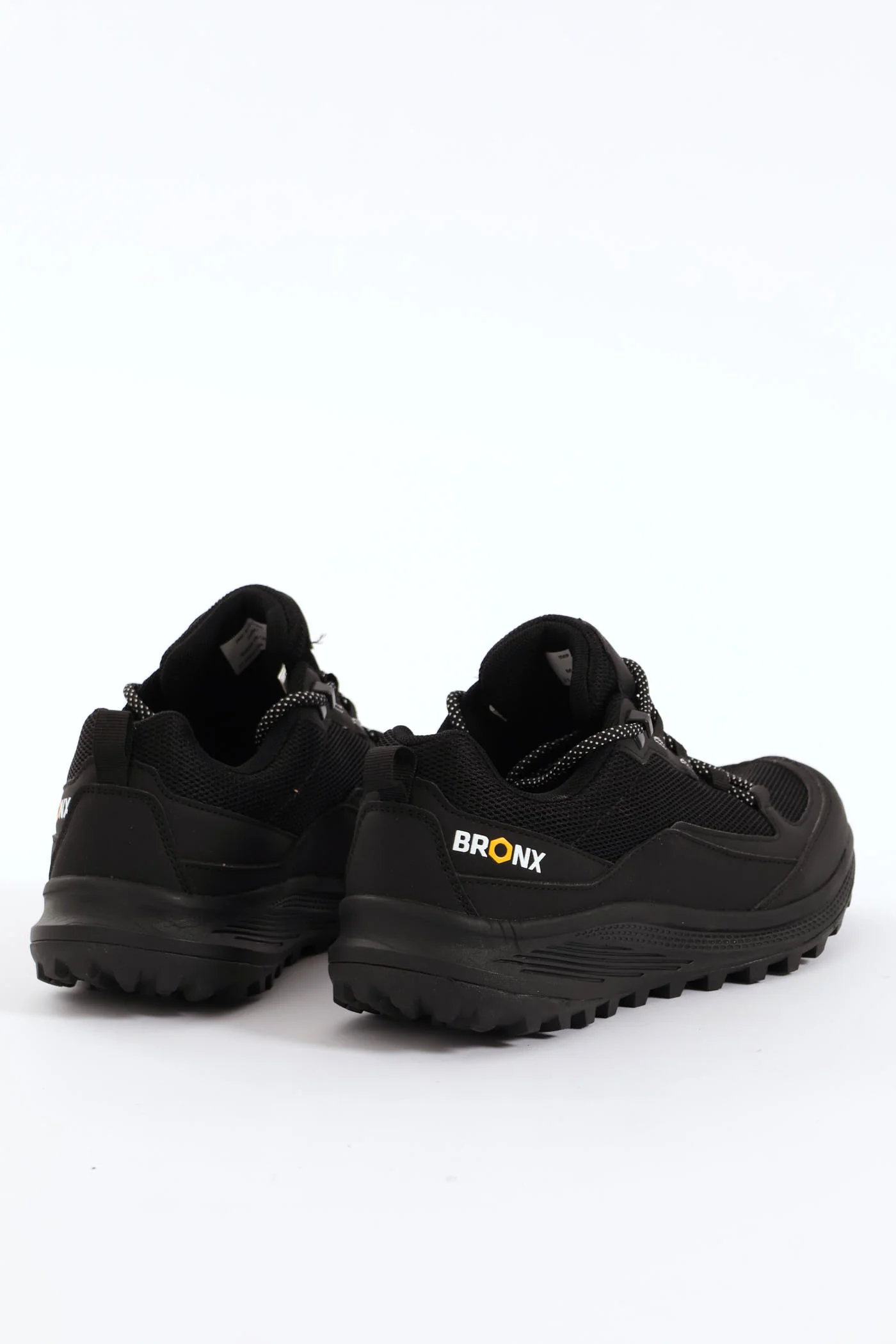 Paragon Mesh Lace Up Trainer - Black - Image 4