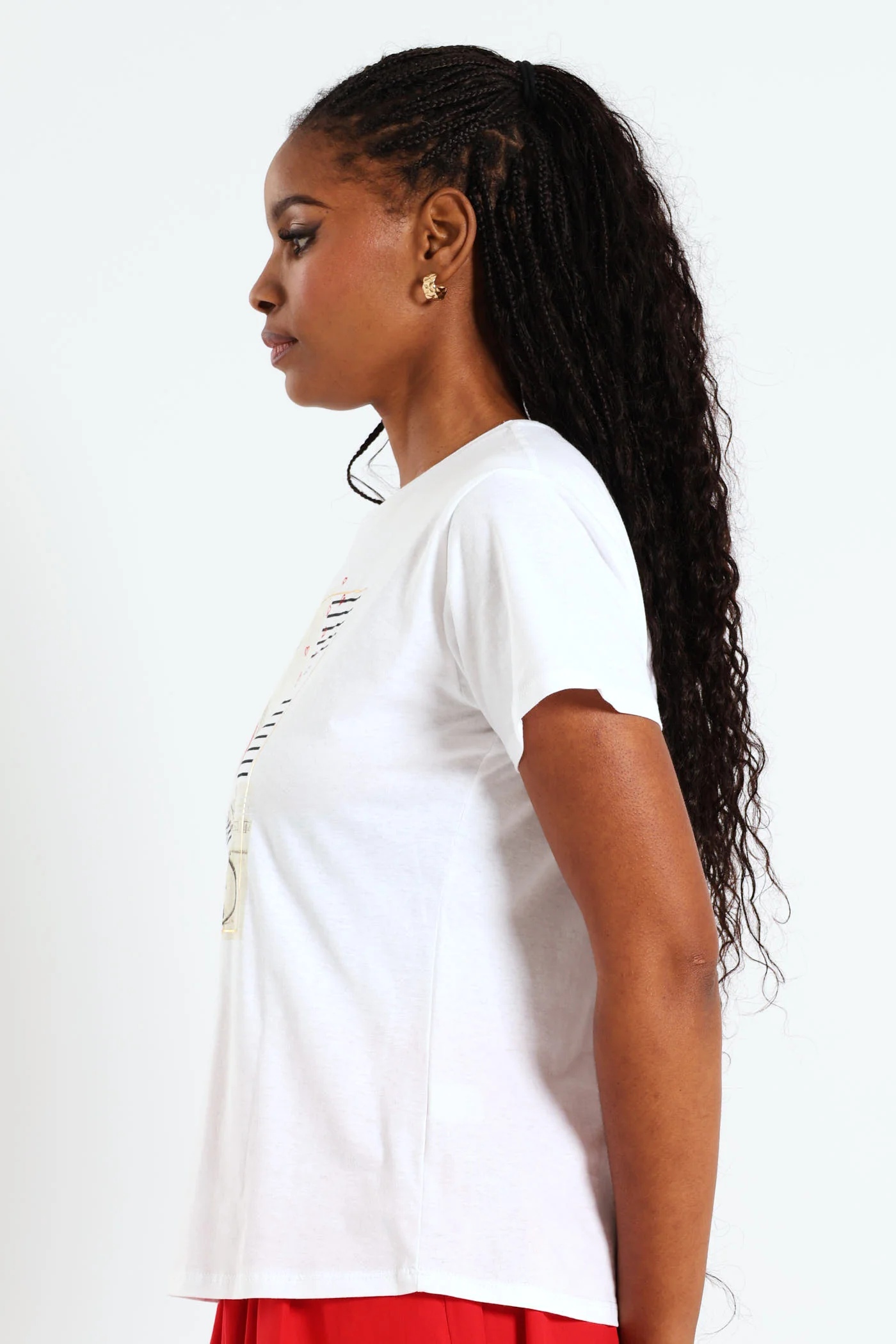 Paris Postcard Tee - White - Image 4