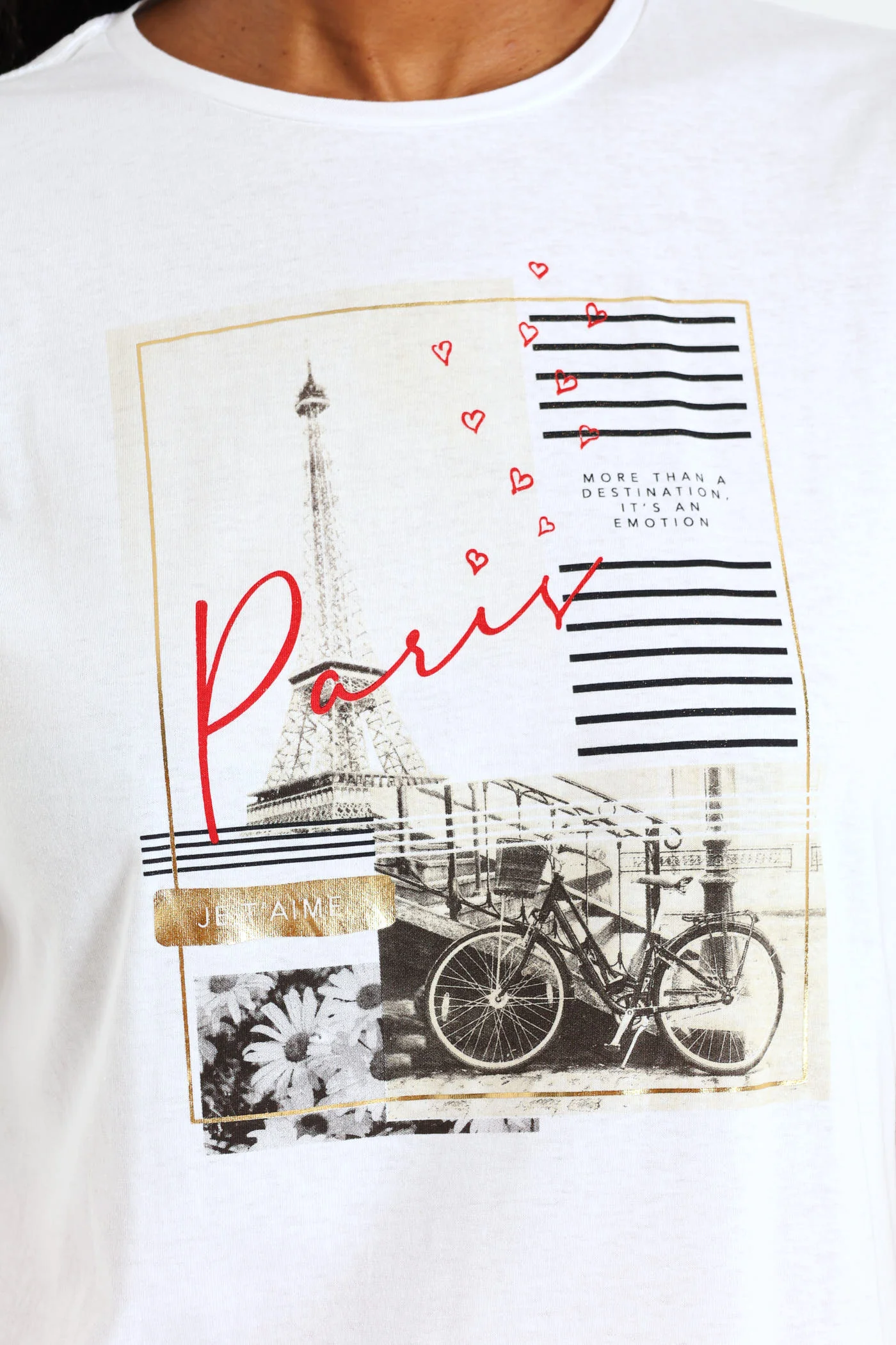 Paris Postcard Tee - White - Image 5