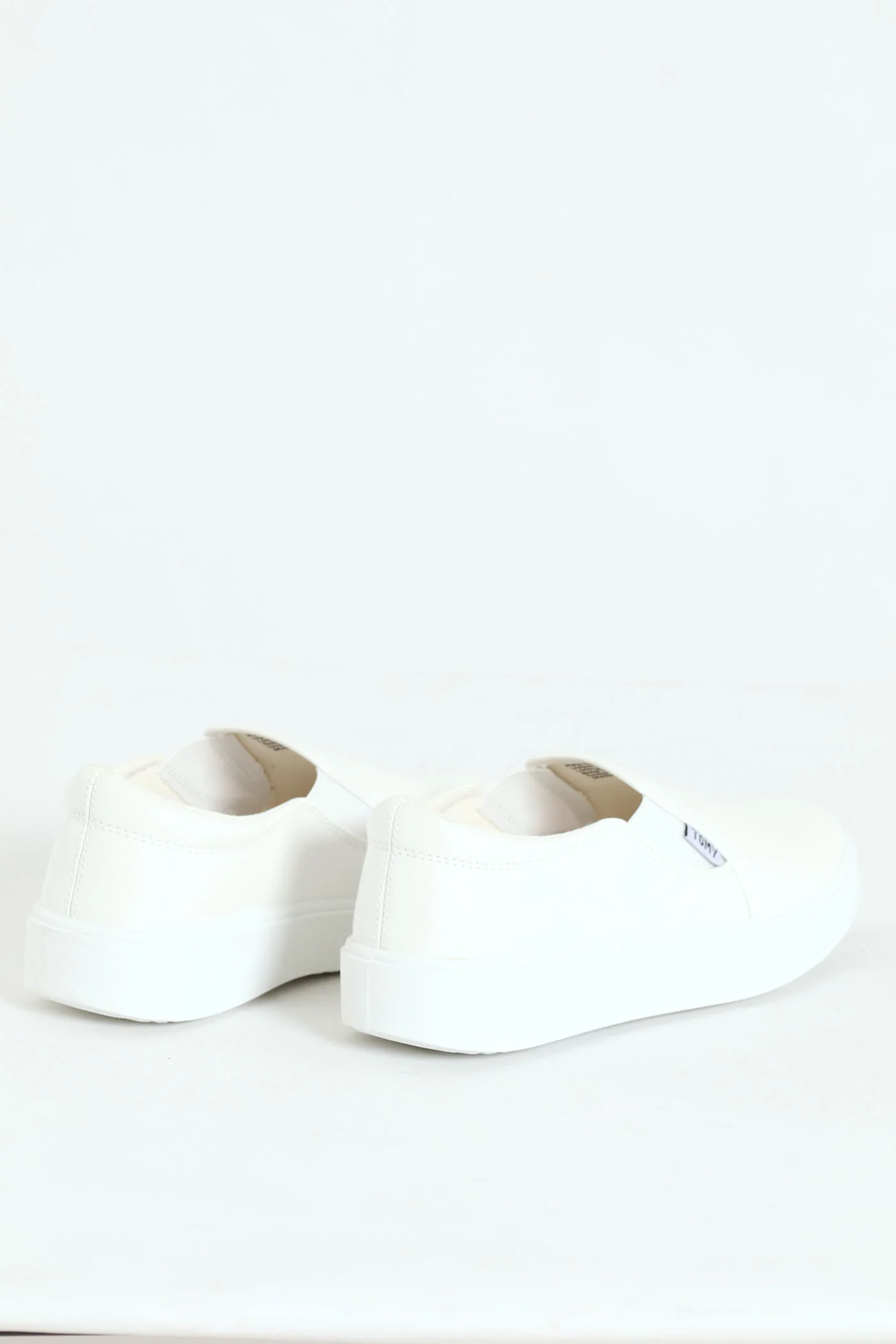 Parker Side Gusset Slip On - White - Image 4