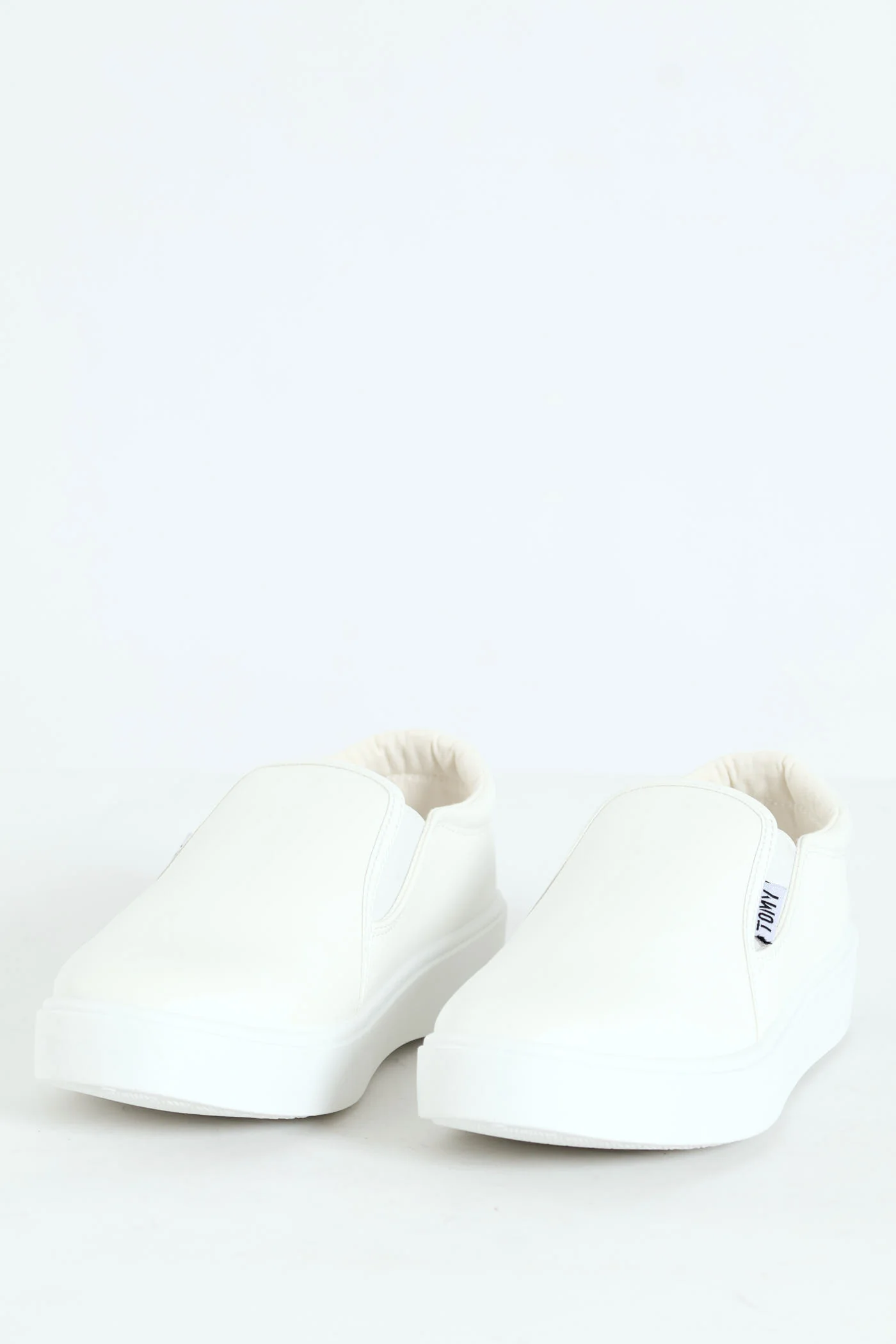 Parker Side Gusset Slip On - White - Image 8