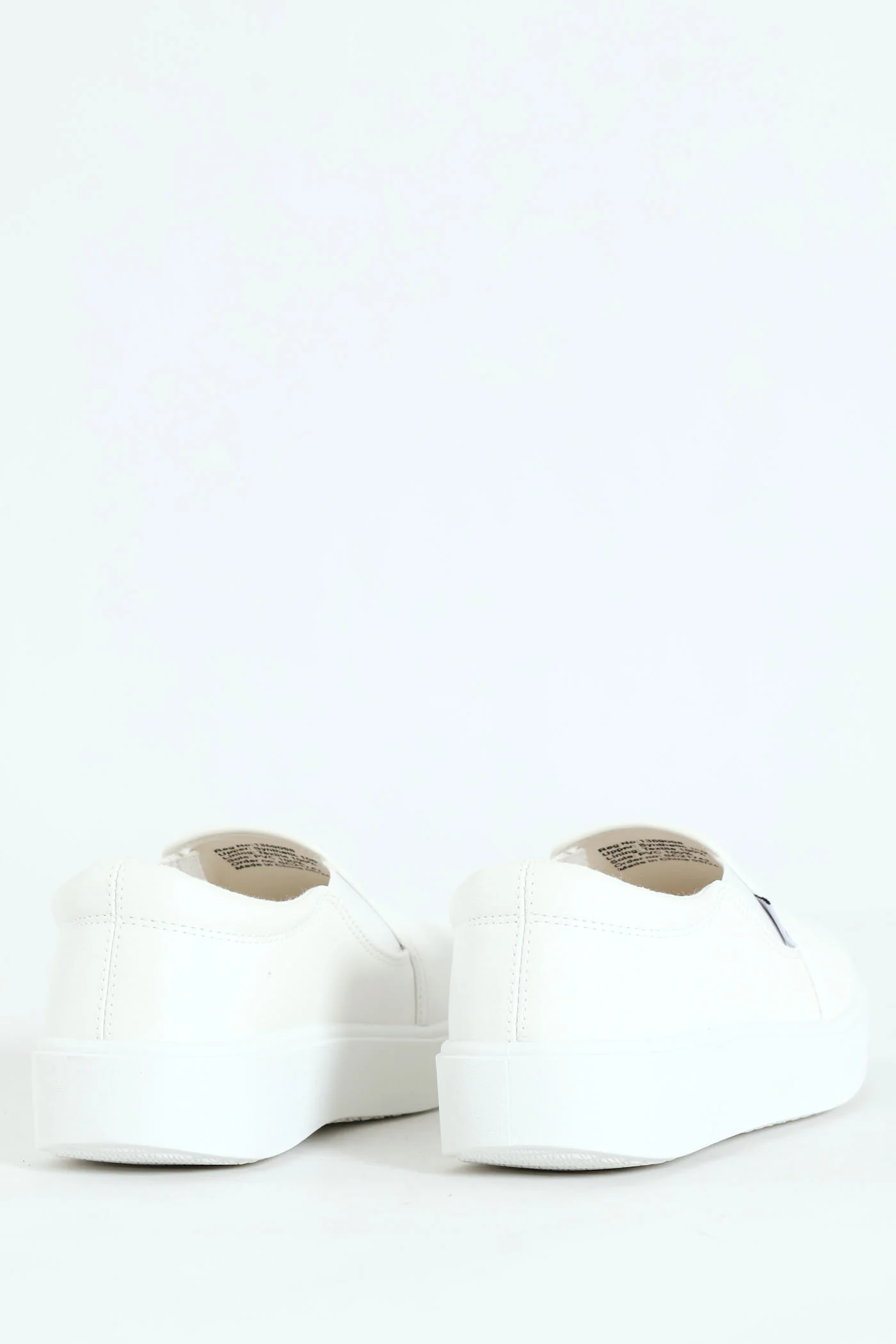 Parker Side Gusset Slip On - White - Image 9