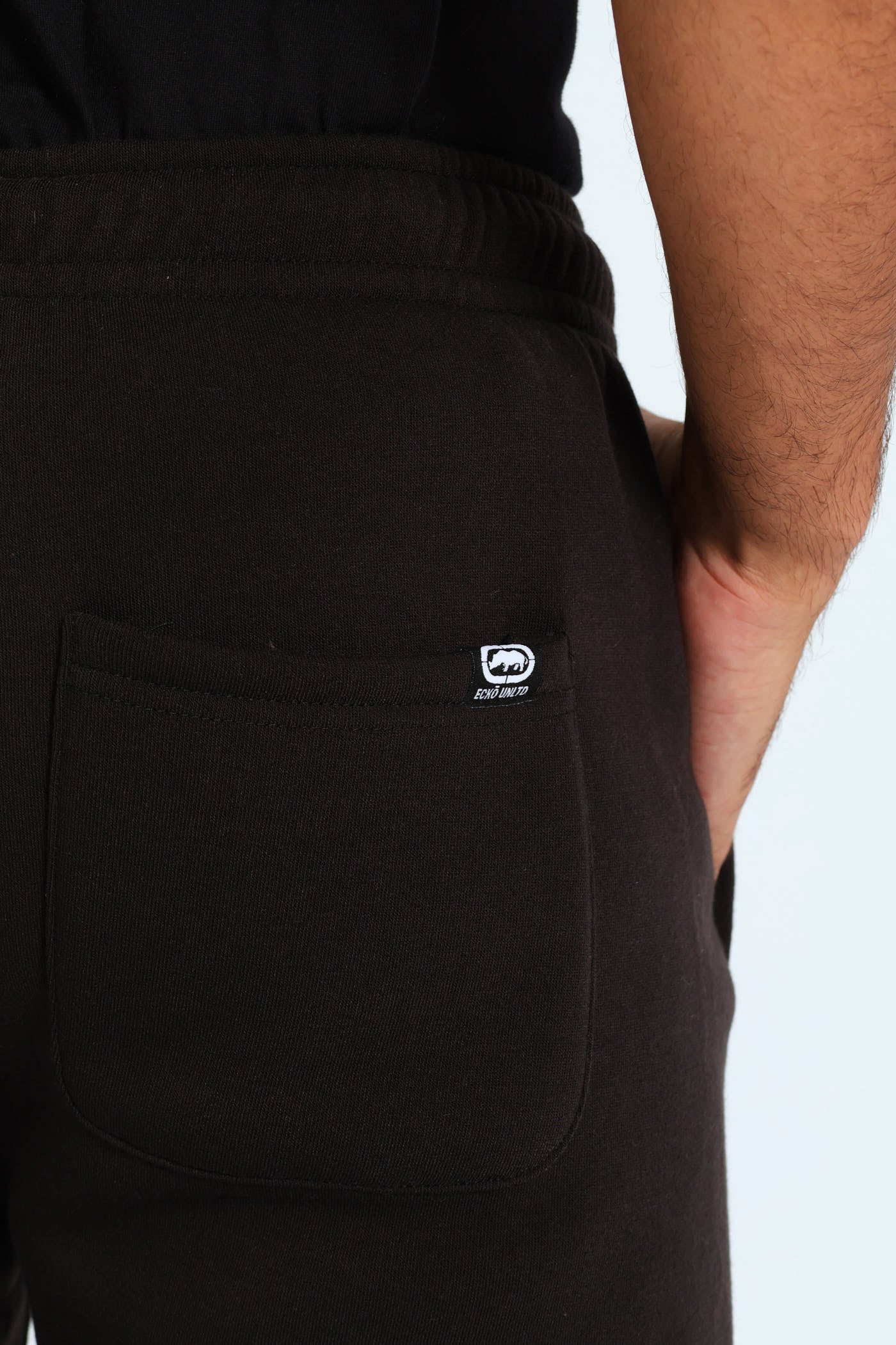 Patch Fleece Joggrer - Black - Image 6