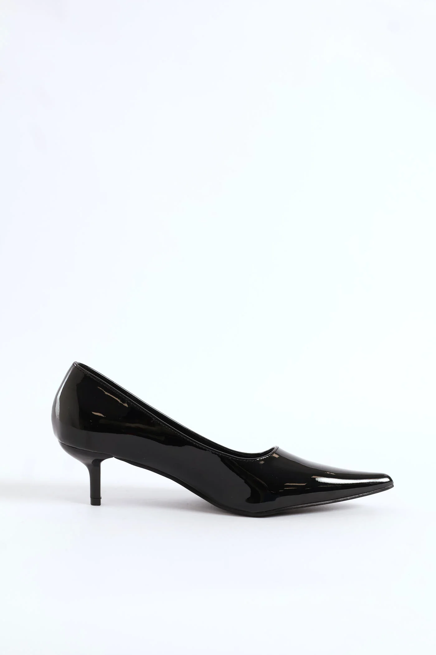 Patent Court Heel - Black - Image 3