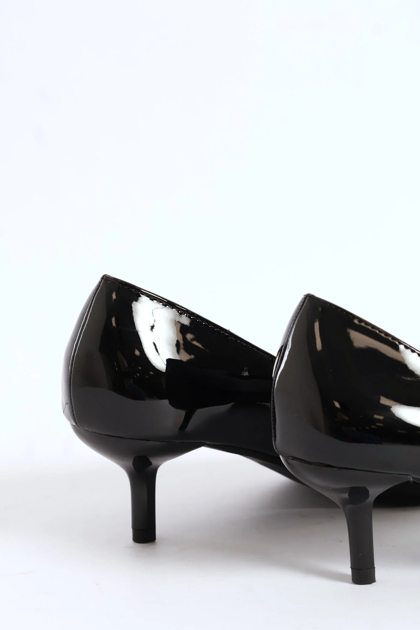 Patent Court Heel - Black - Image 5