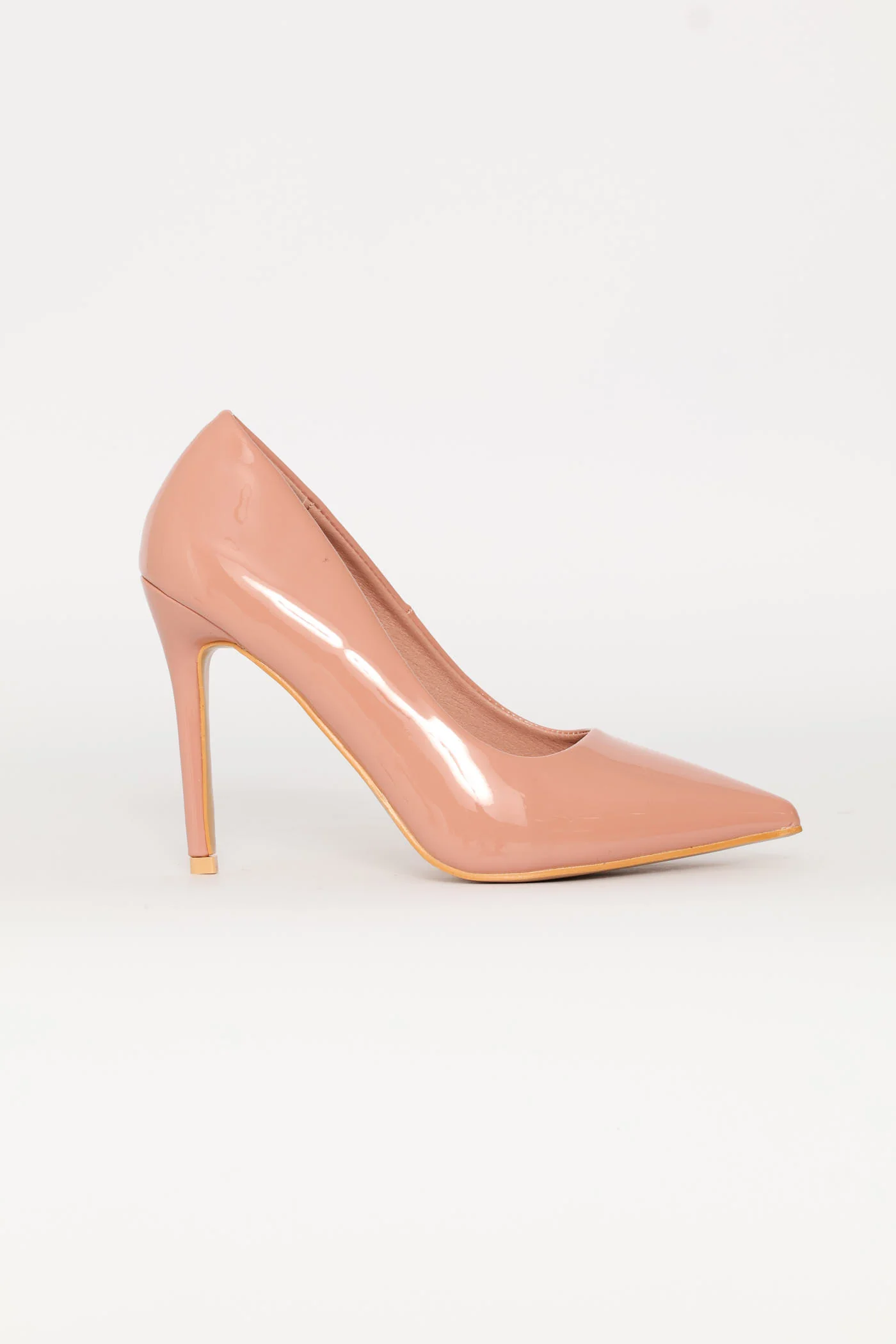 Patent Pointy Heel - Blush - Image 2