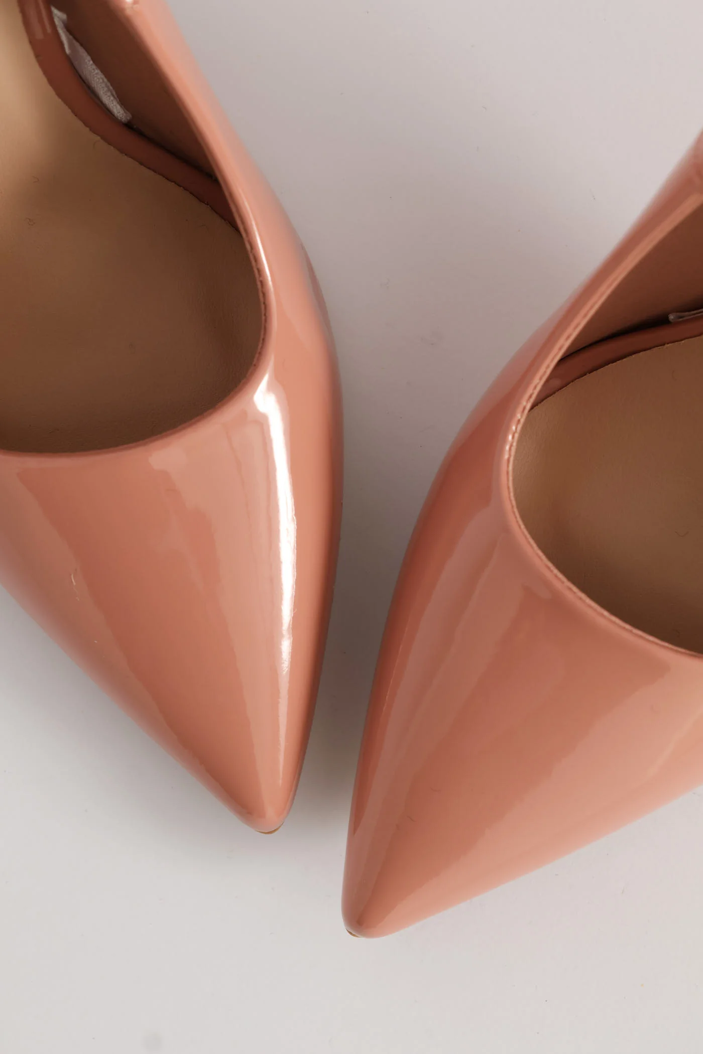 Patent Pointy Heel - Blush - Image 4