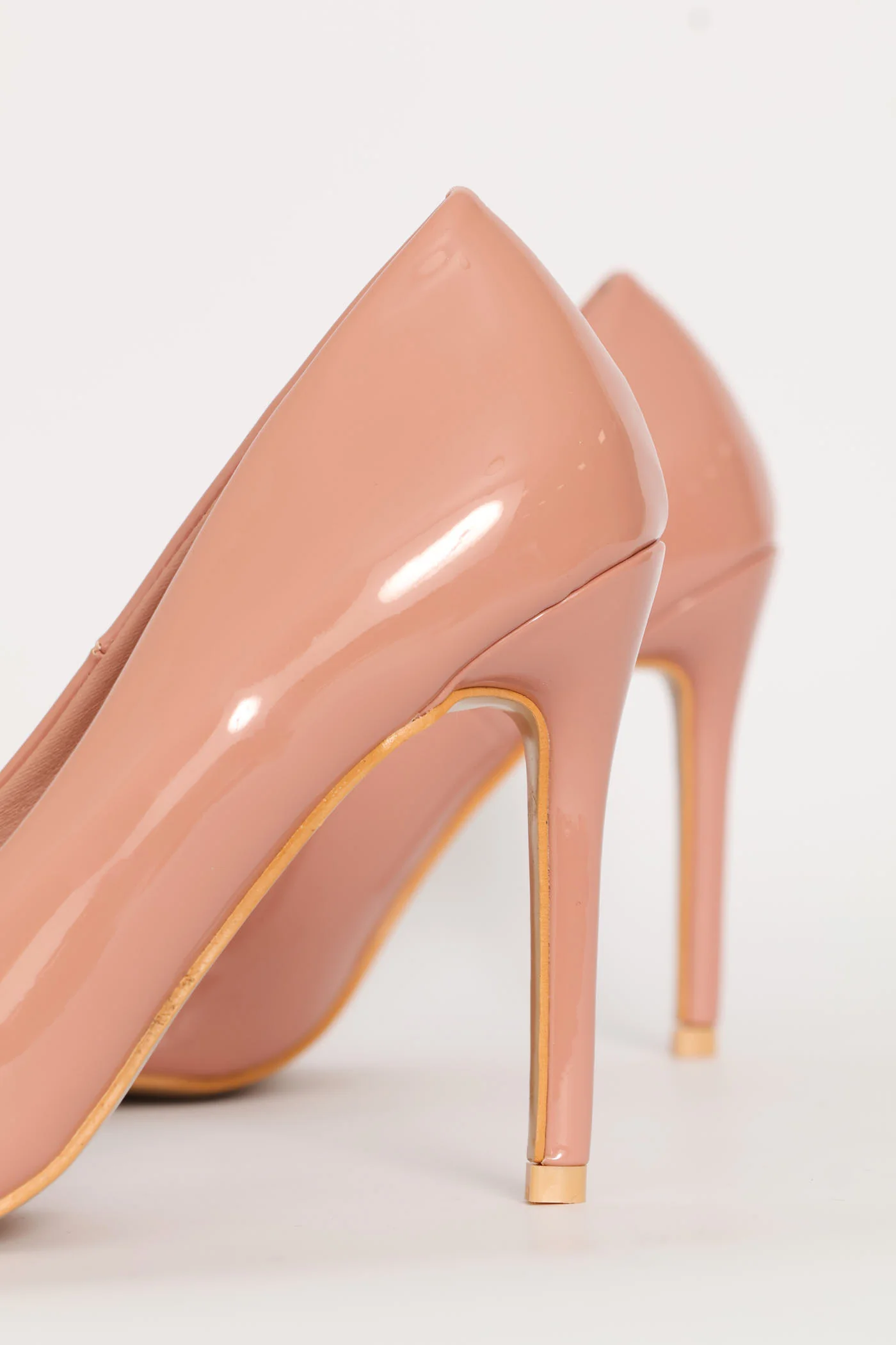 Patent Pointy Heel - Blush - Image 5