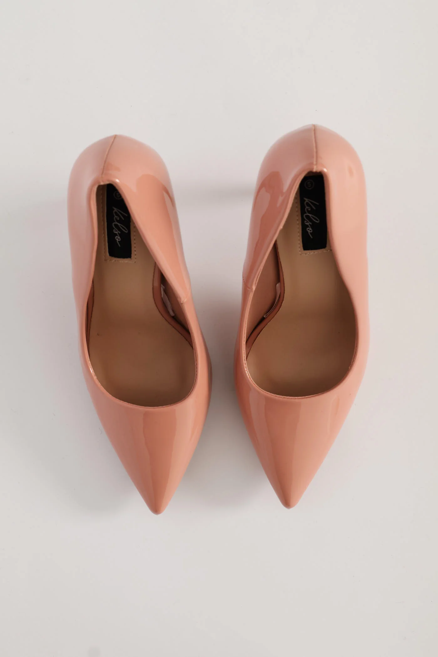 Patent Pointy Heel - Blush - Image 6