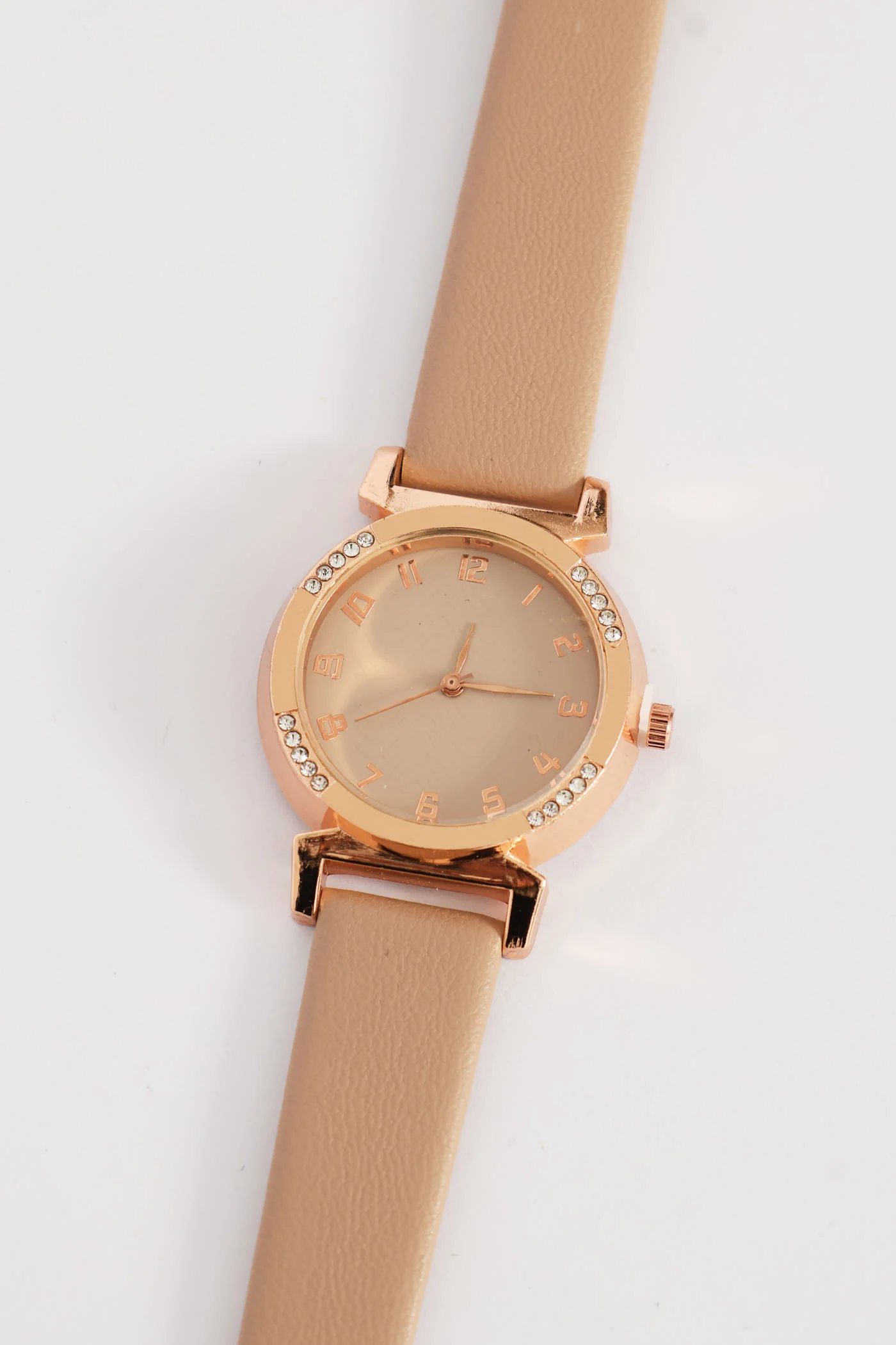 Pattern Dial Watch - Tan - Image 2