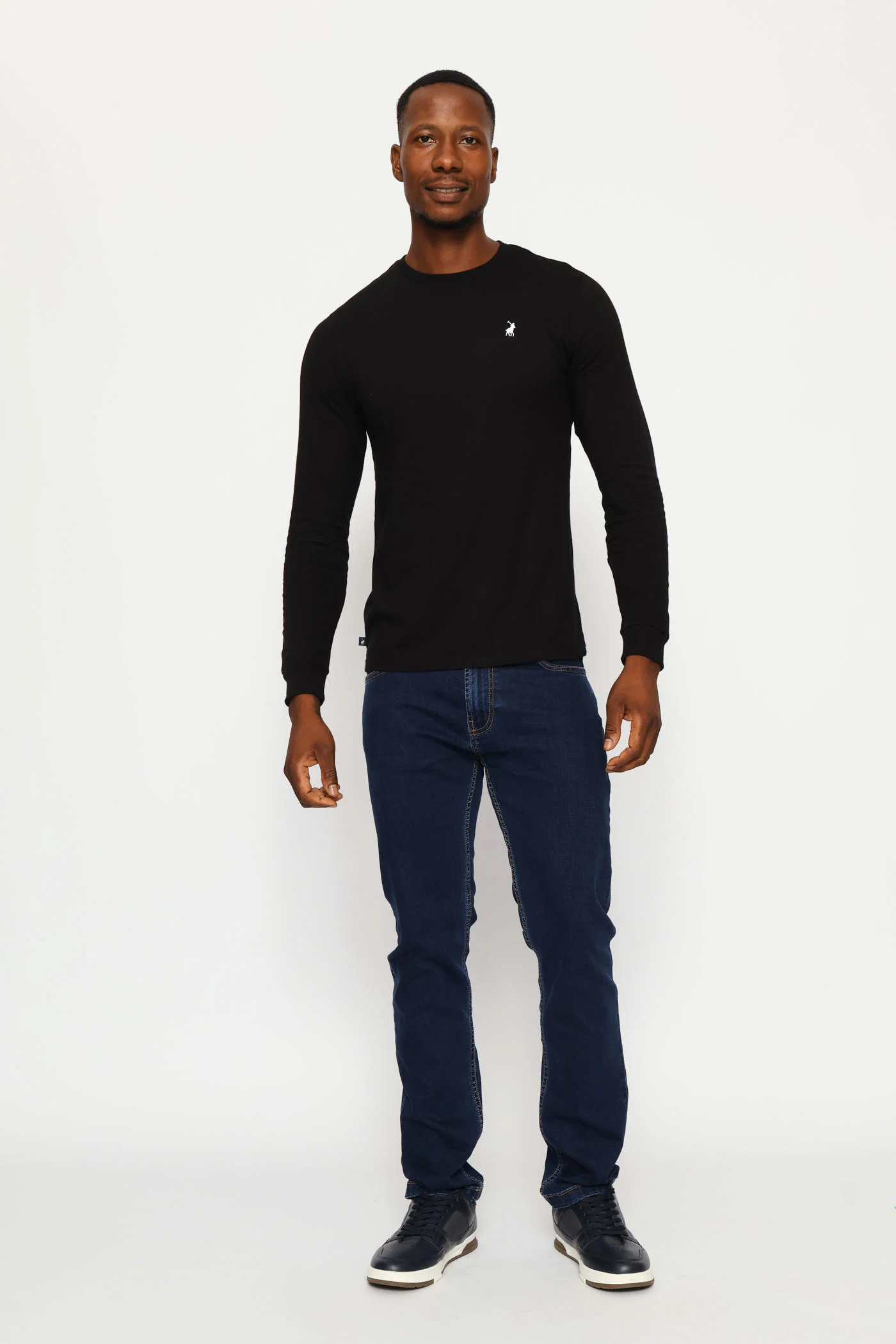 Paul Long Sleeve Tee - Black - Image 6