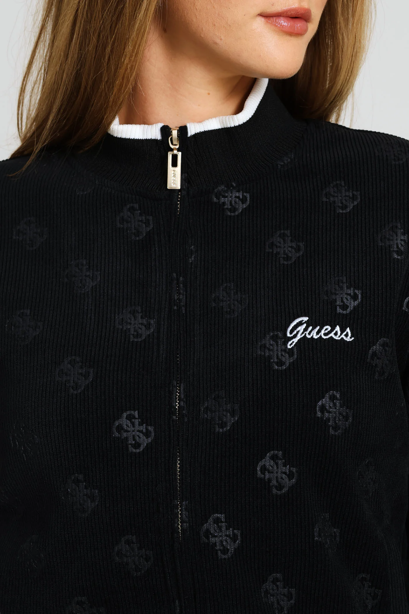 Paulina Full Zip Sweatshirt - Black - Image 2
