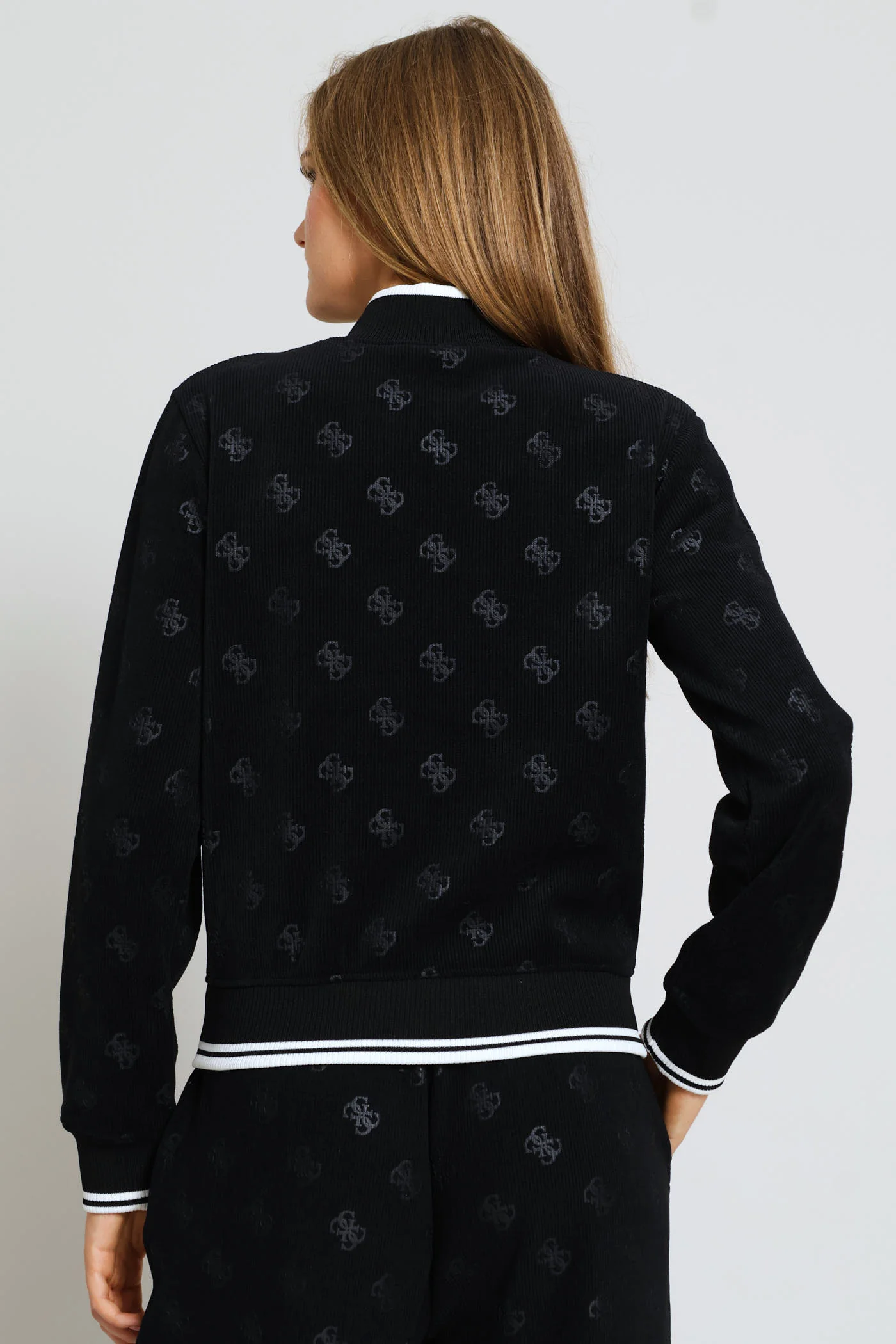 Paulina Full Zip Sweatshirt - Black - Image 3