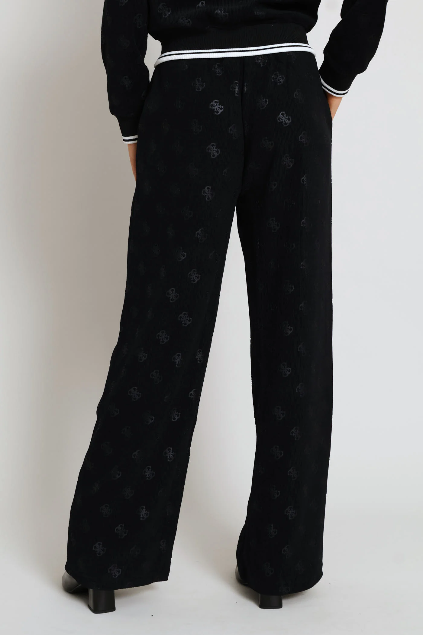 Paulina Wide Leg Pants - Black - Image 4