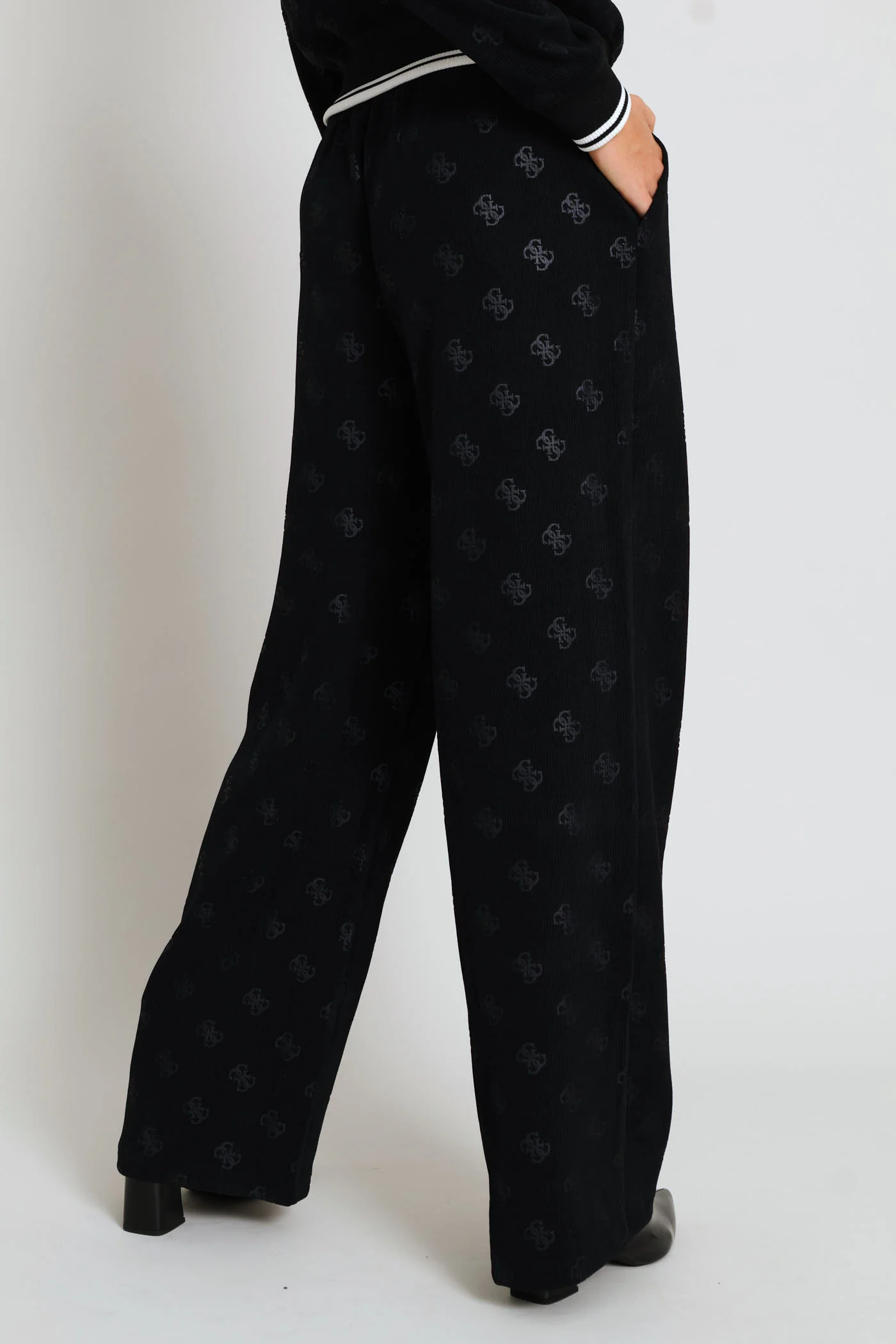 Paulina Wide Leg Pants - Black - Image 5