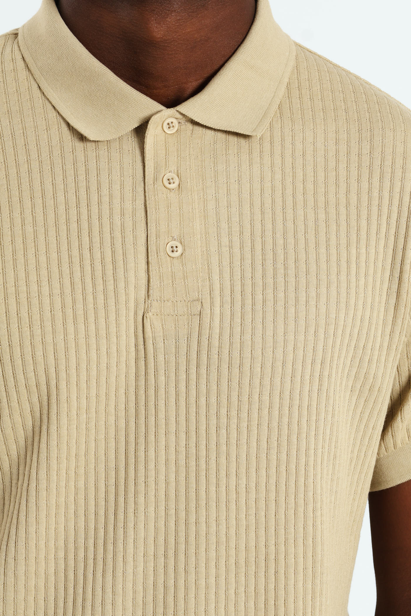 Pave Pointelle Golfer - Stone - Image 4