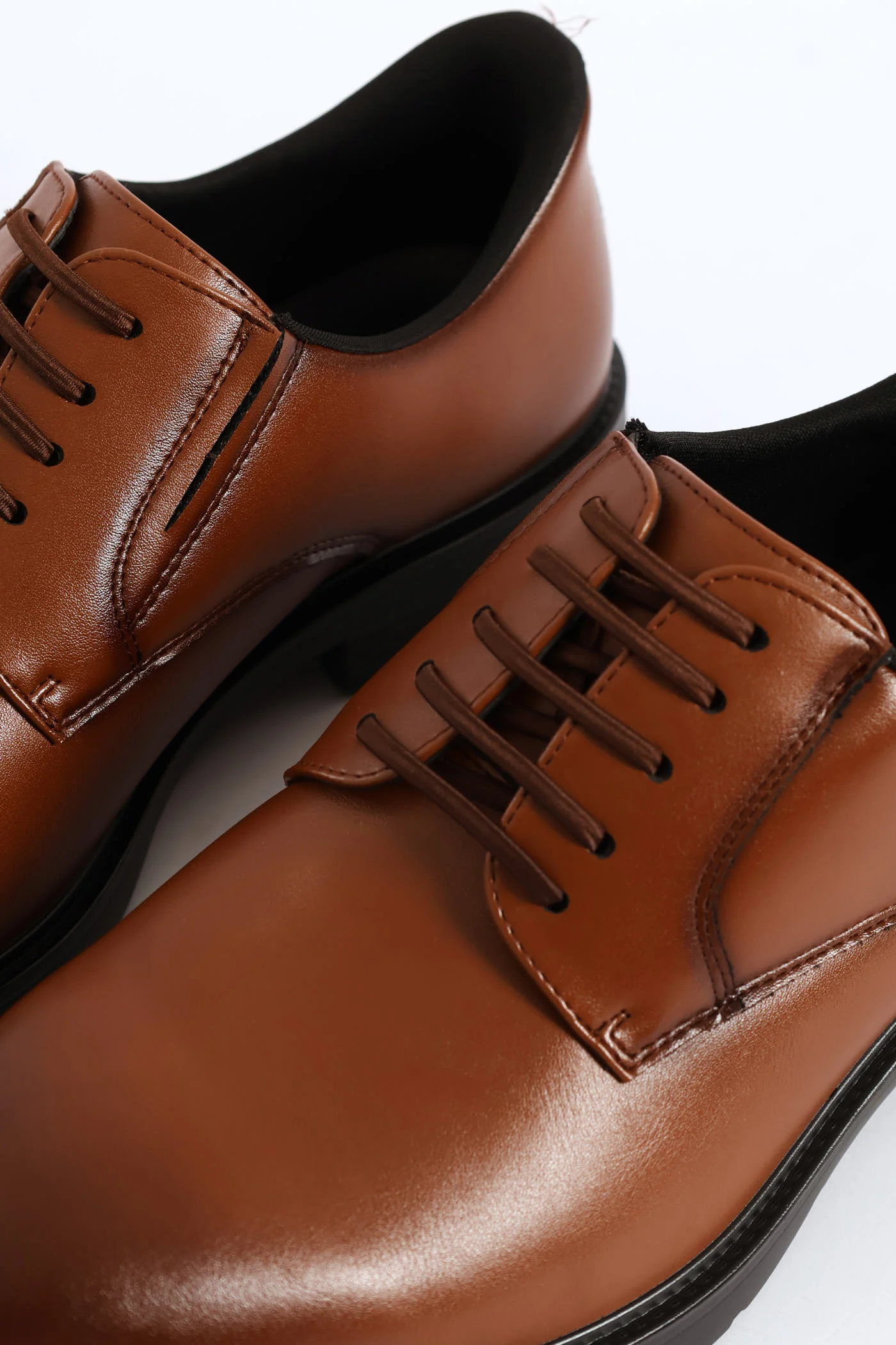 Pc Eezy Fit Plain Toe Derby Shoe - Tan - Image 2