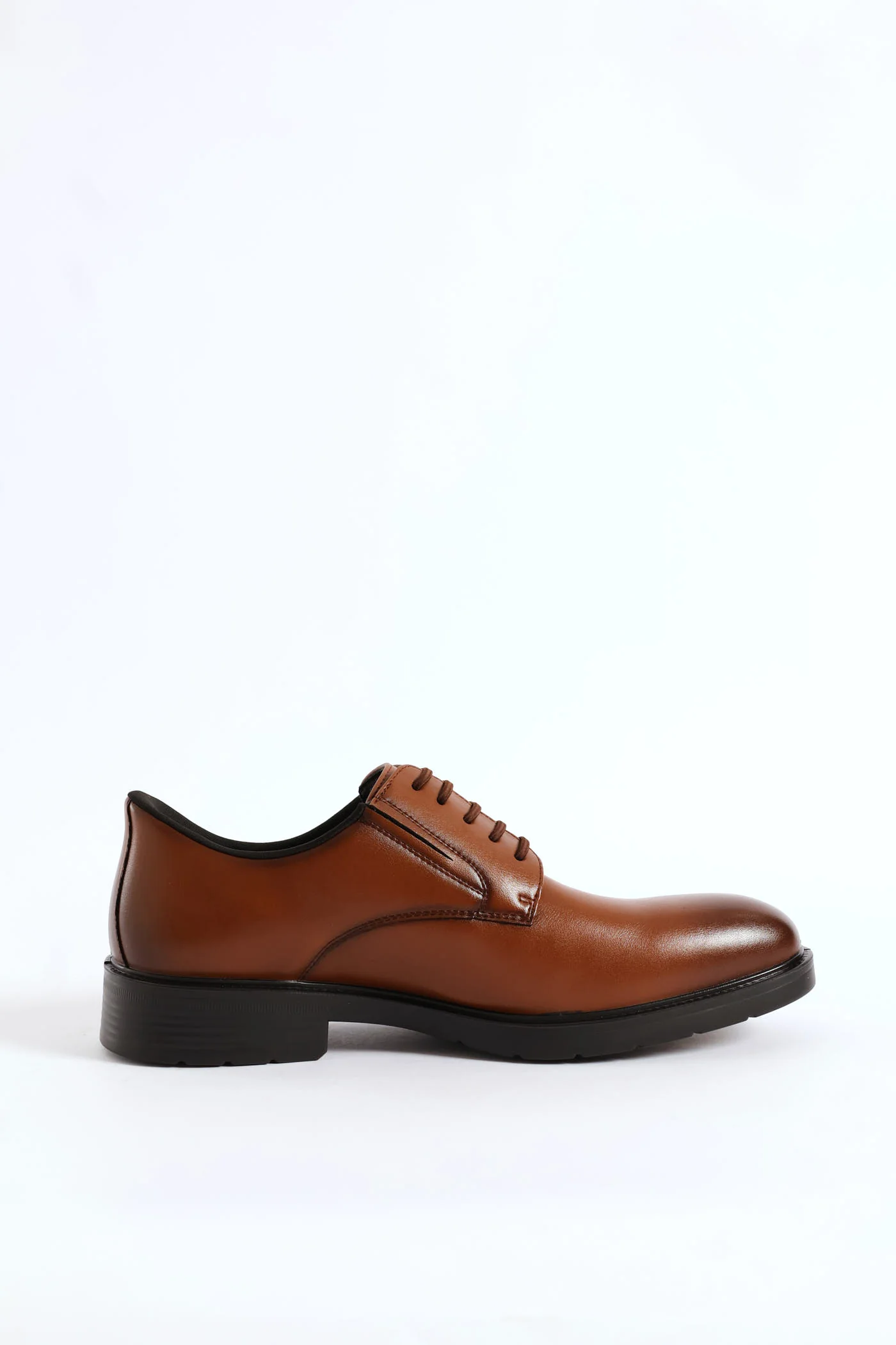 Pc Eezy Fit Plain Toe Derby Shoe - Tan - Image 5
