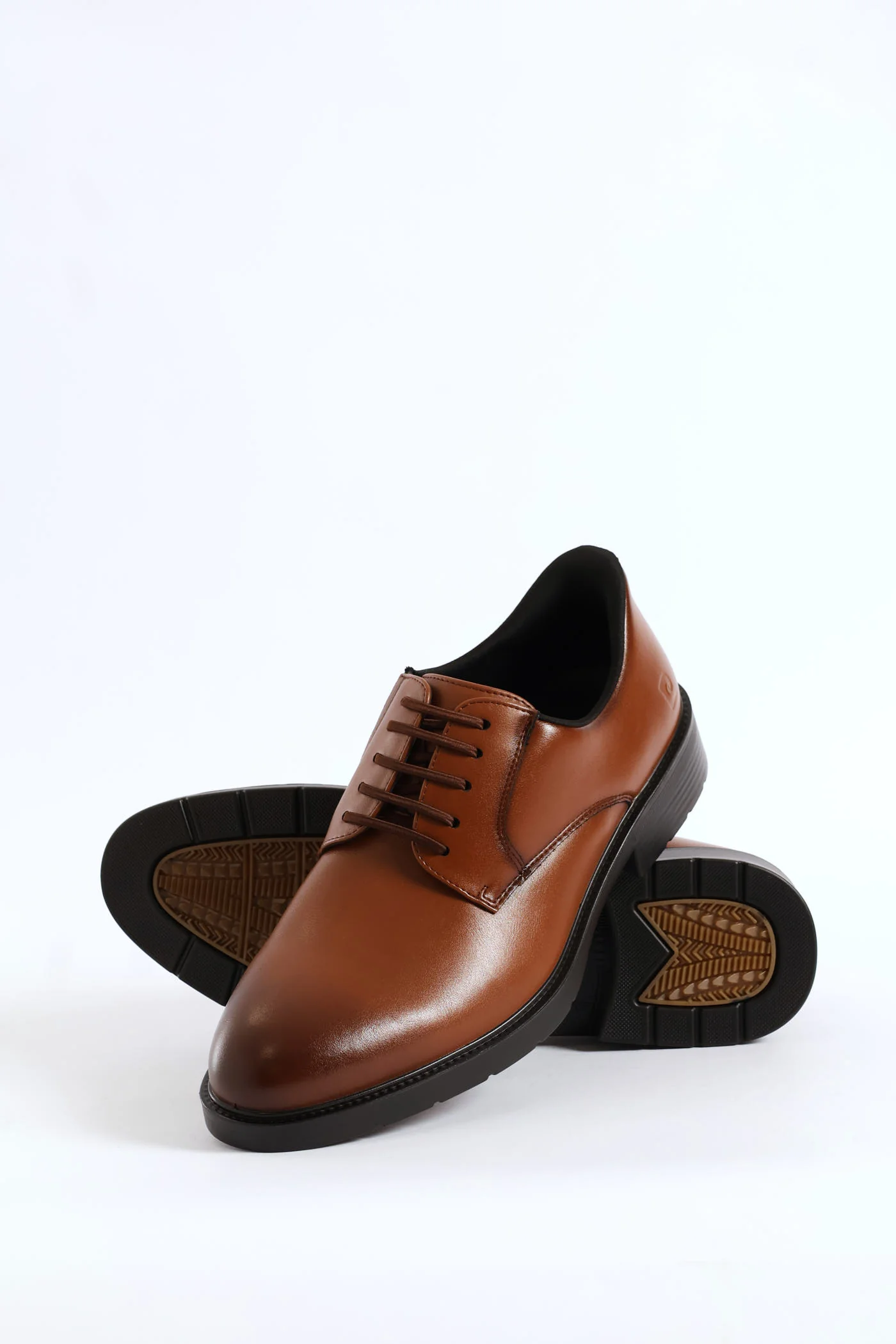 Pc Eezy Fit Plain Toe Derby Shoe - Tan - Image 7