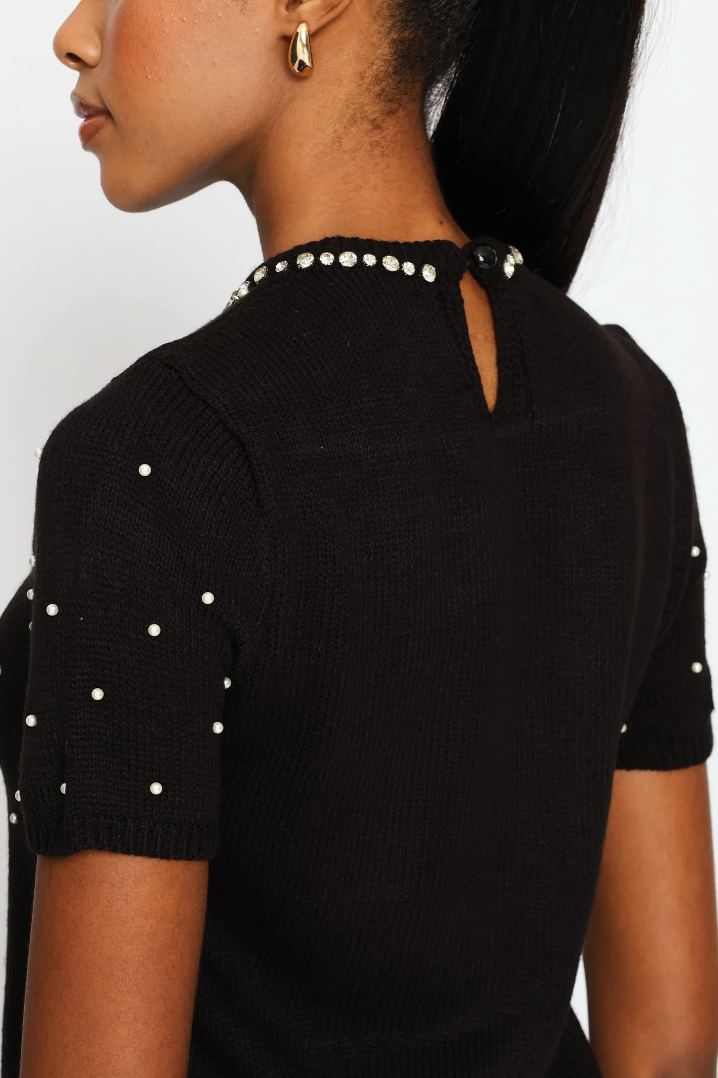 Pearl Pullover - Black - Image 3