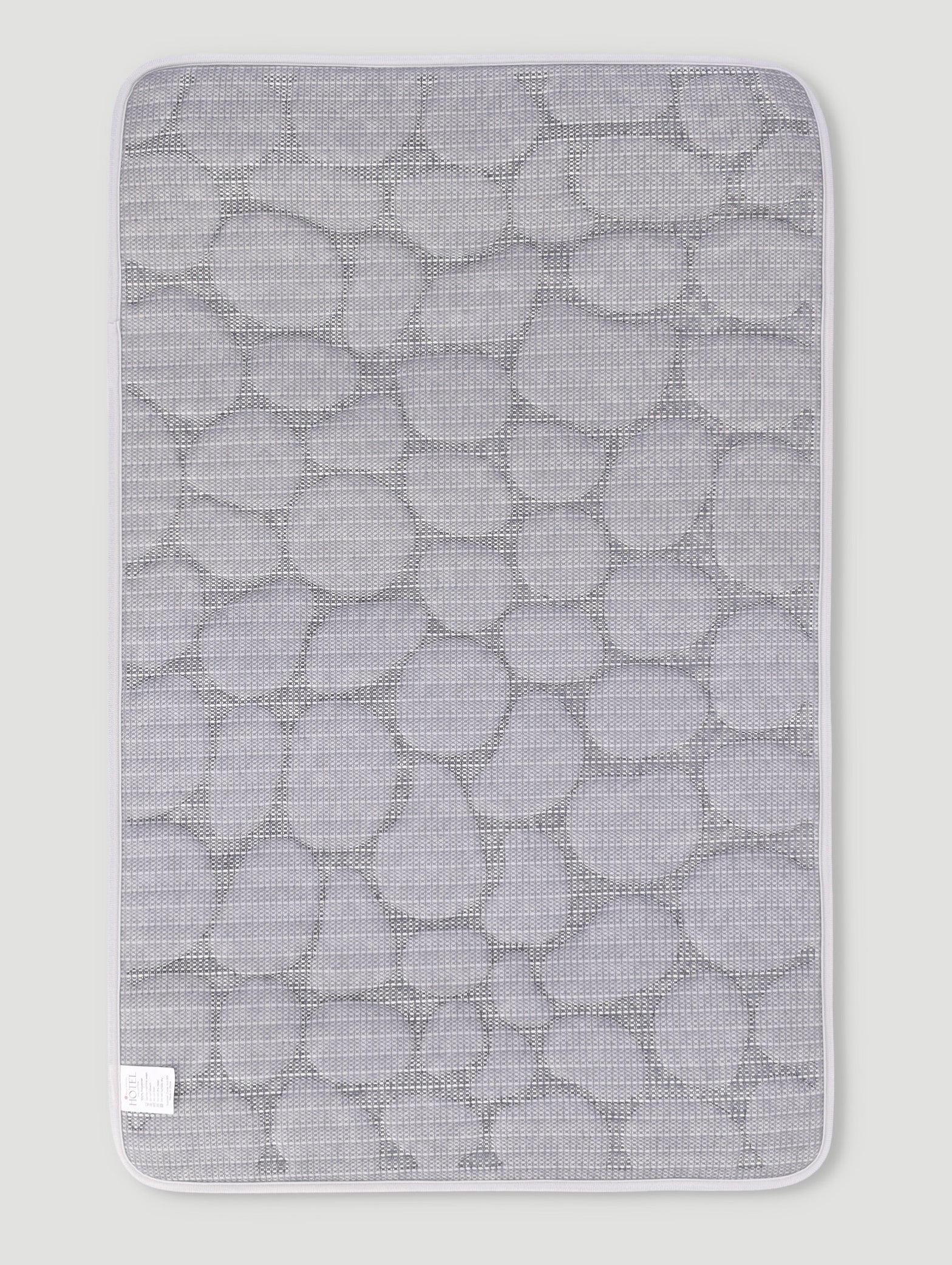Pebble Memory Foam Bath Mat - Grey - Image 2