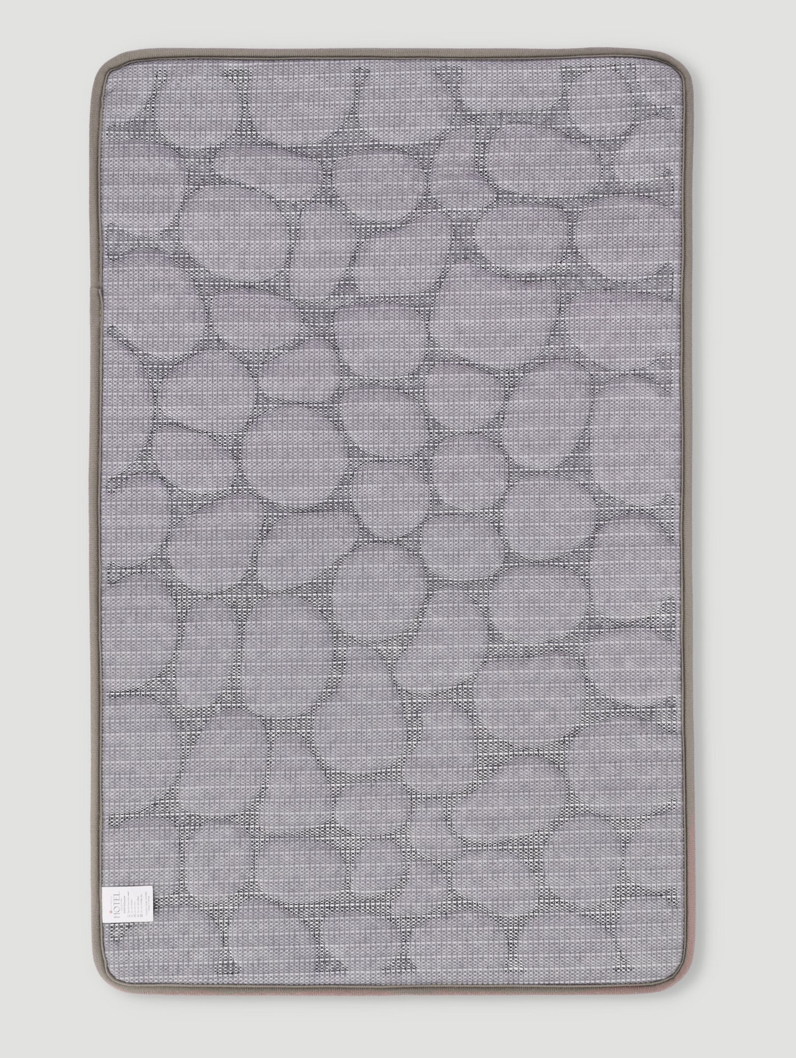 Pebble Memory Foam Bath Mat - Taupe - Image 2