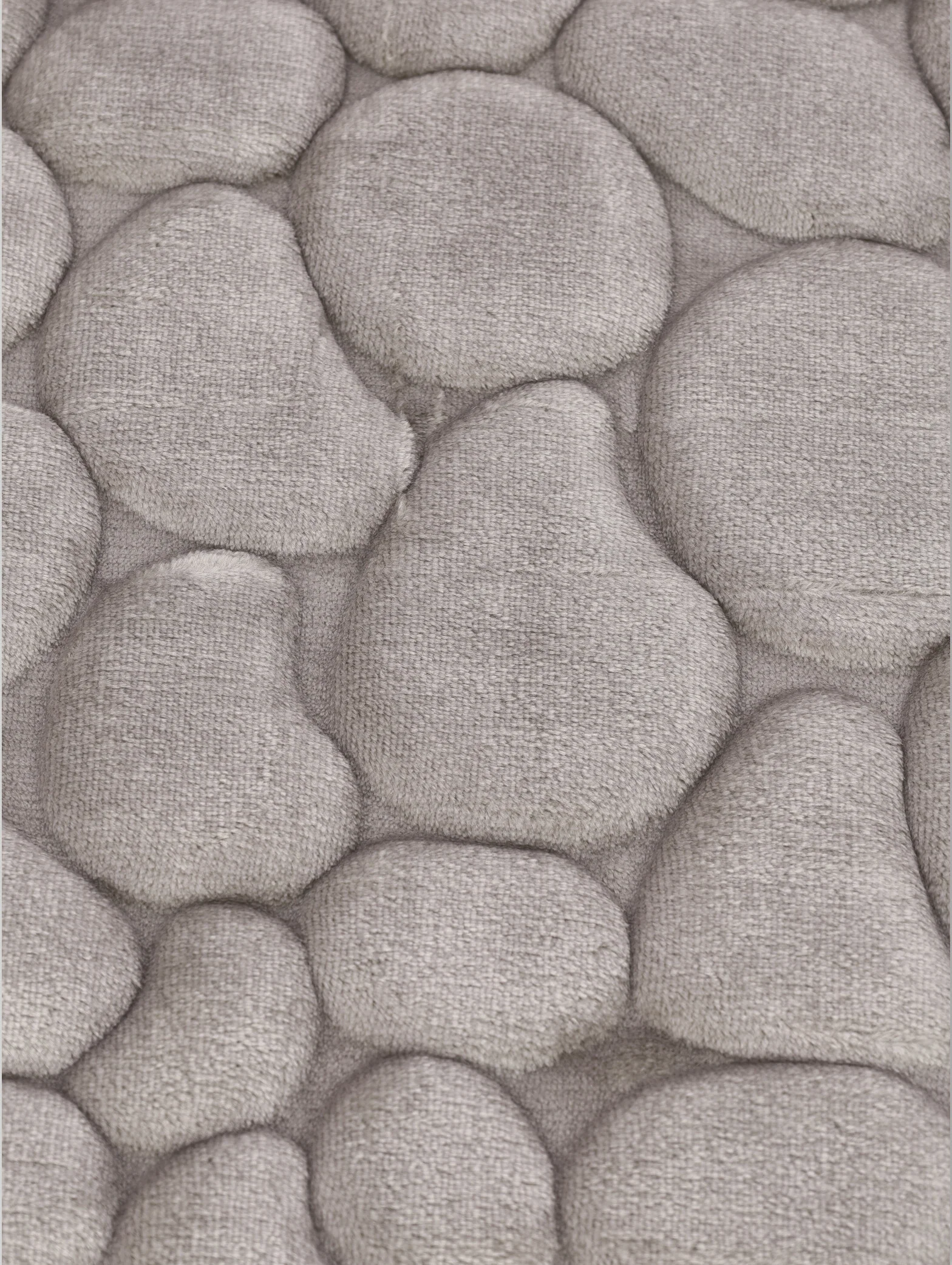 Pebble Memory Foam Bath Mat - Taupe - Image 3
