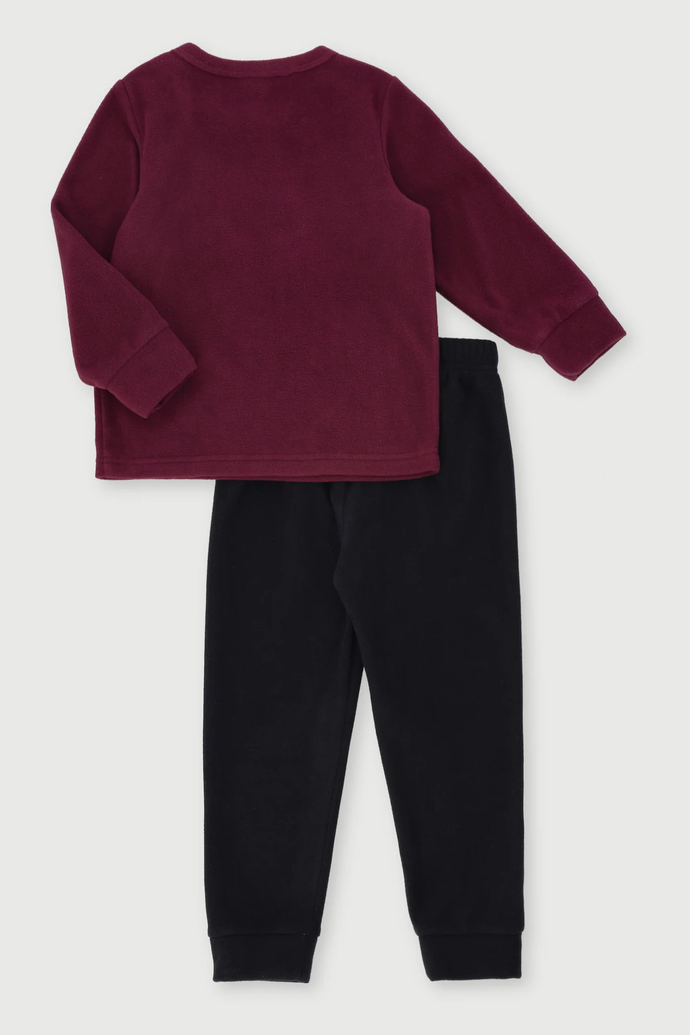 Pre-Boys Penguin I'm Freezing Sleep Set - Burgundy - Image 2