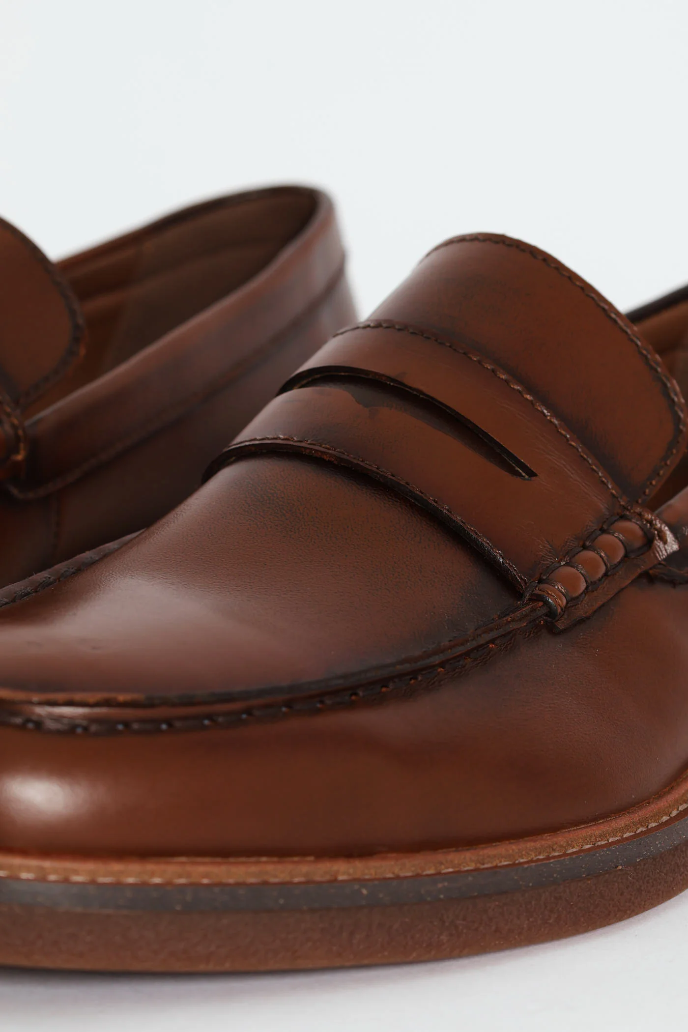 Penny Moccasin Formal Shoe - Brown - Image 2