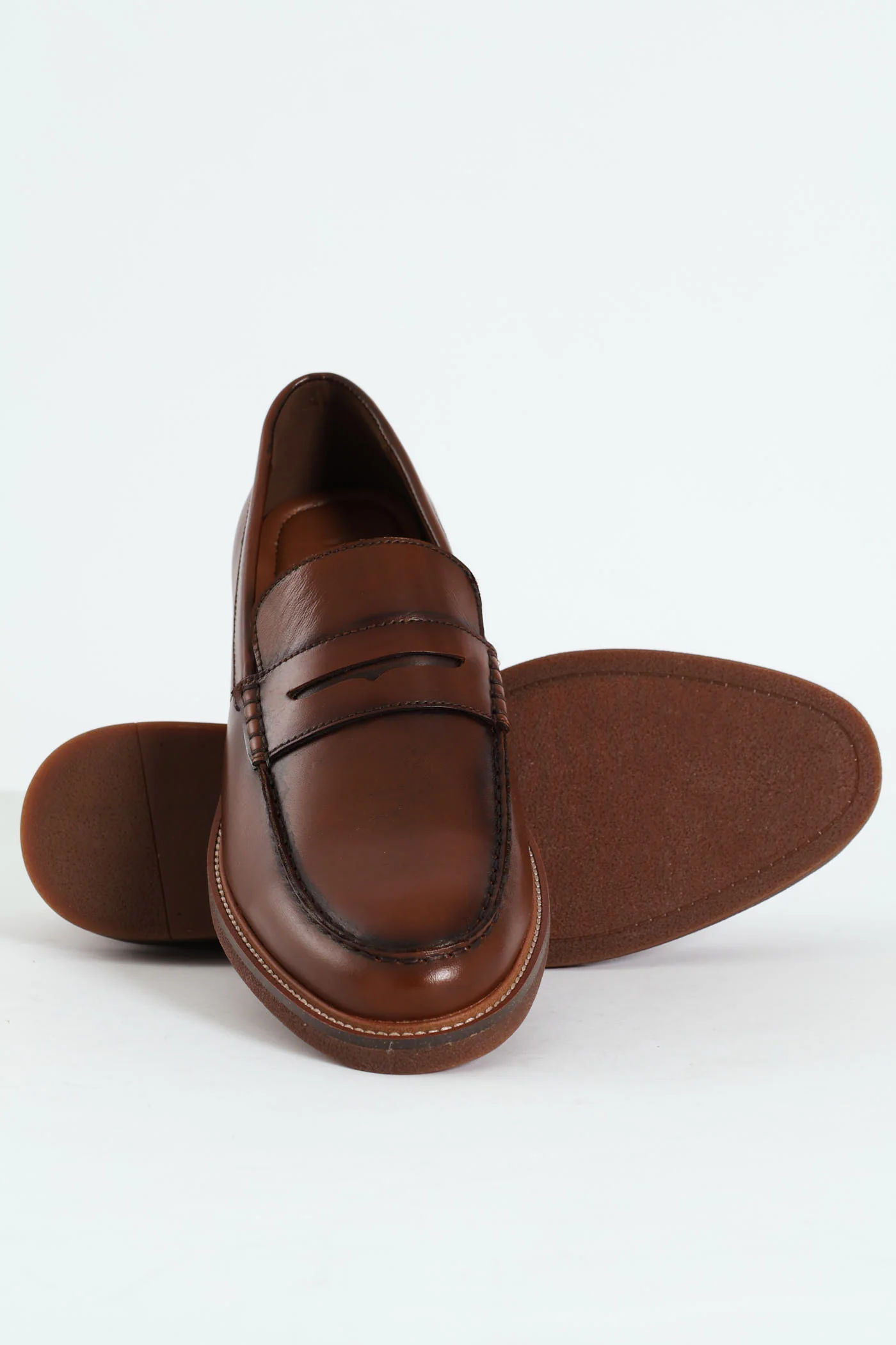 Penny Moccasin Formal Shoe - Brown - Image 3