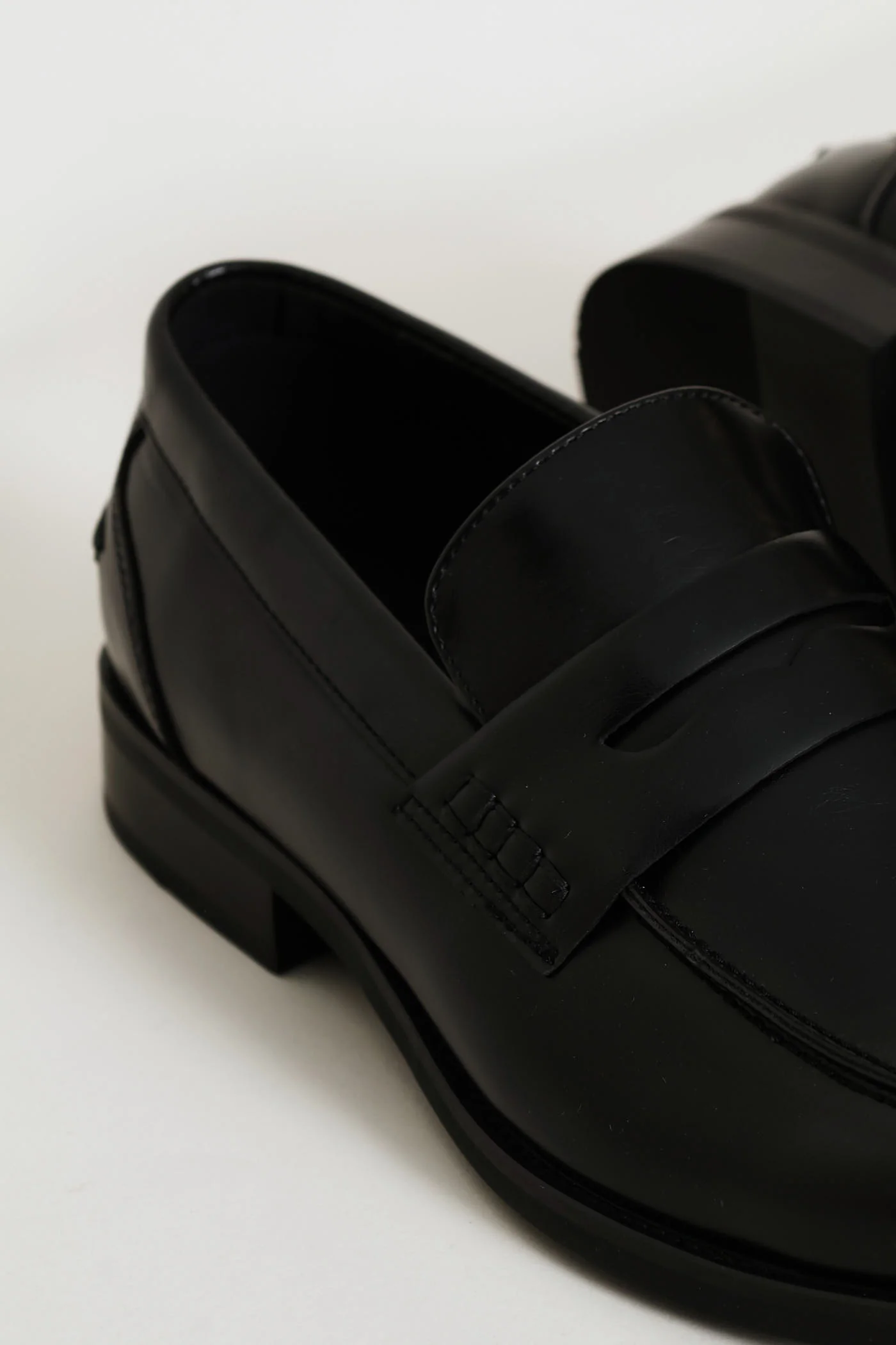 Penny Moccasin Formal Slip On - Black - Image 5