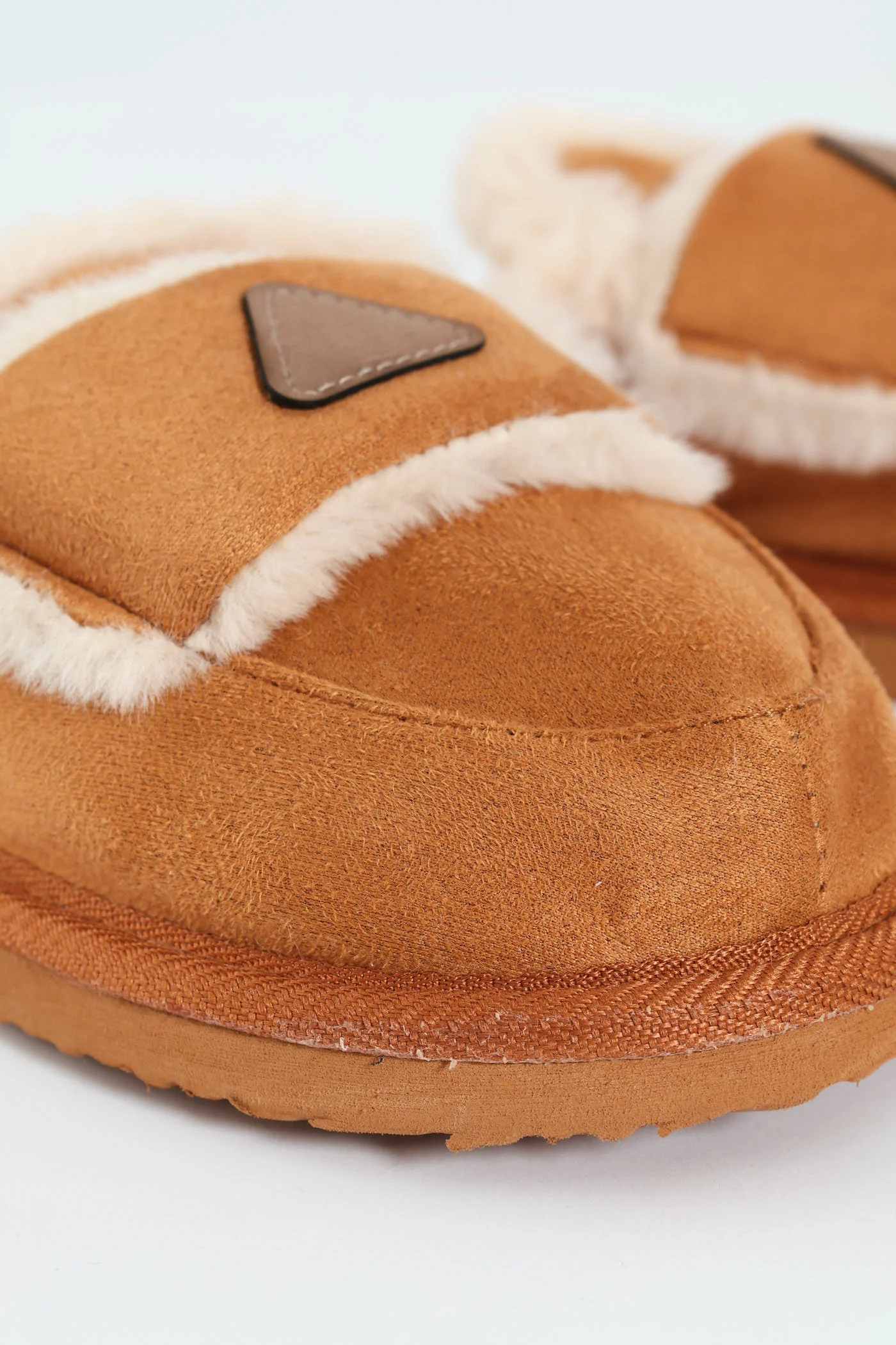 Penny Moccasin Mule Slipper - Tan - Image 2