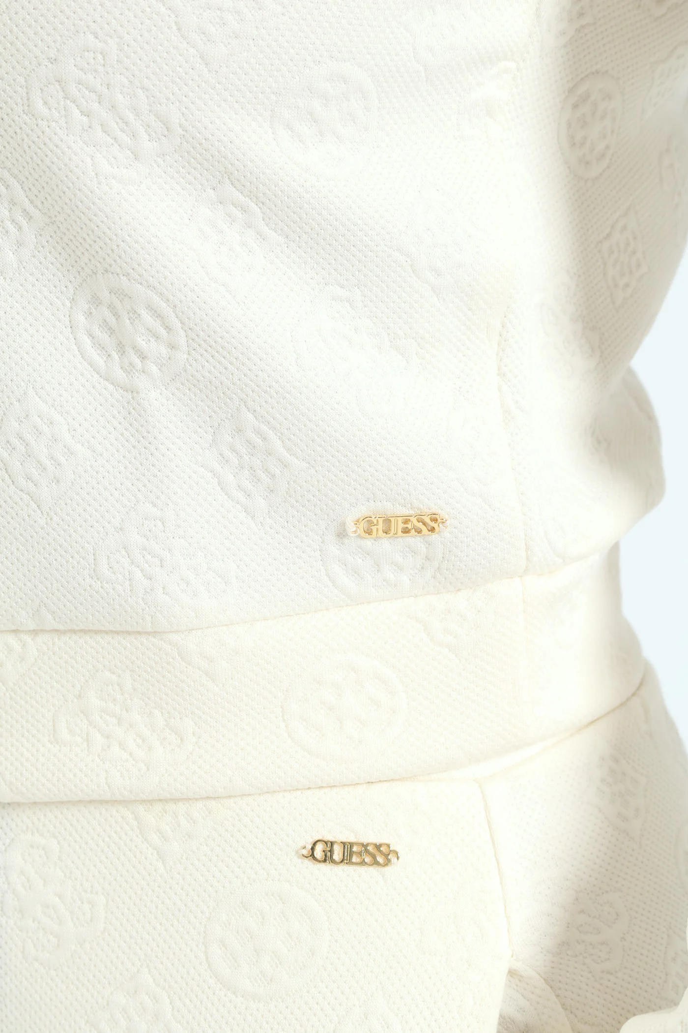 Peony Logo Hoodie Sweatshirt - Cream - Image 6