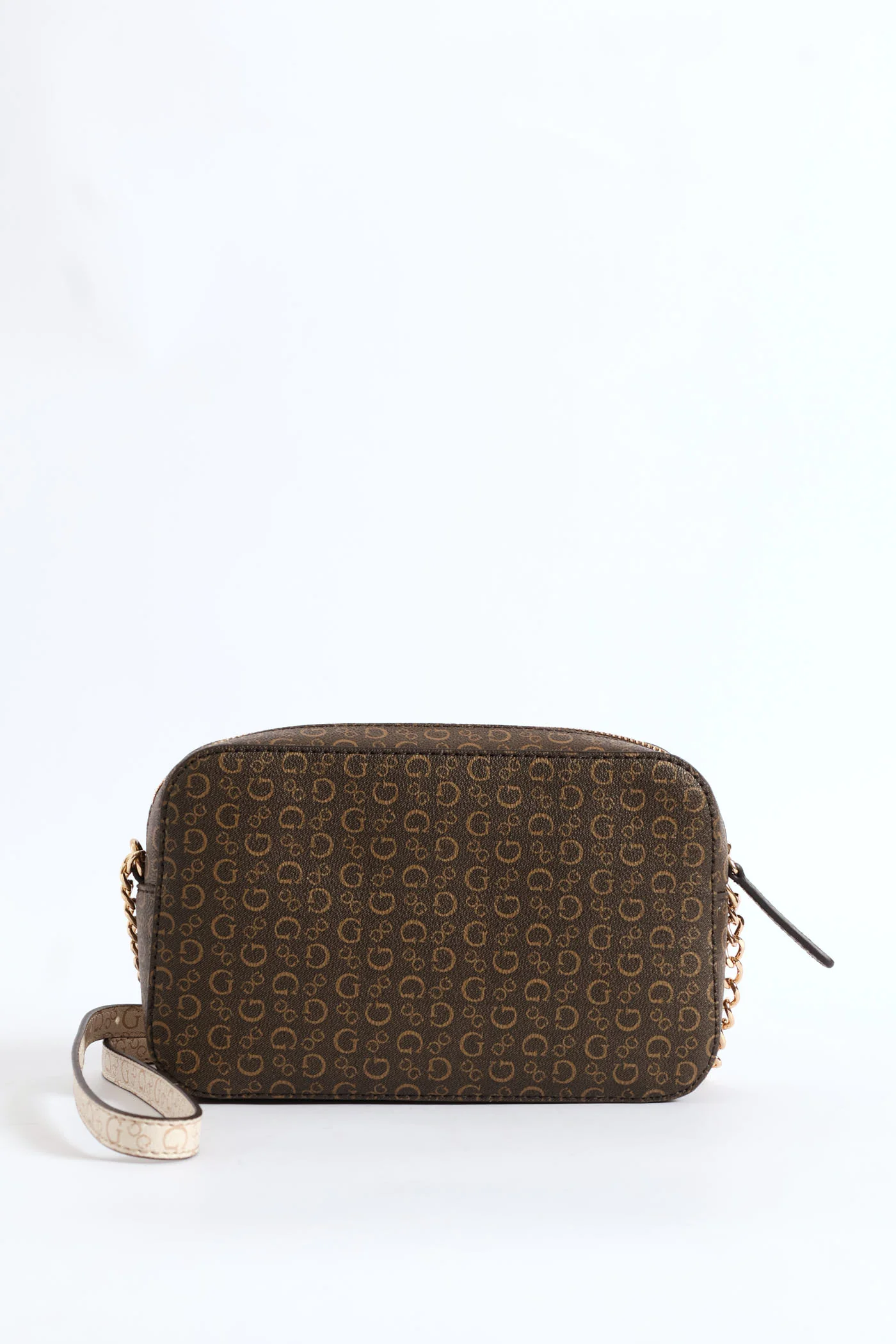 Perrez Mini Crossbody Top Zip Purse - Brown - Image 4
