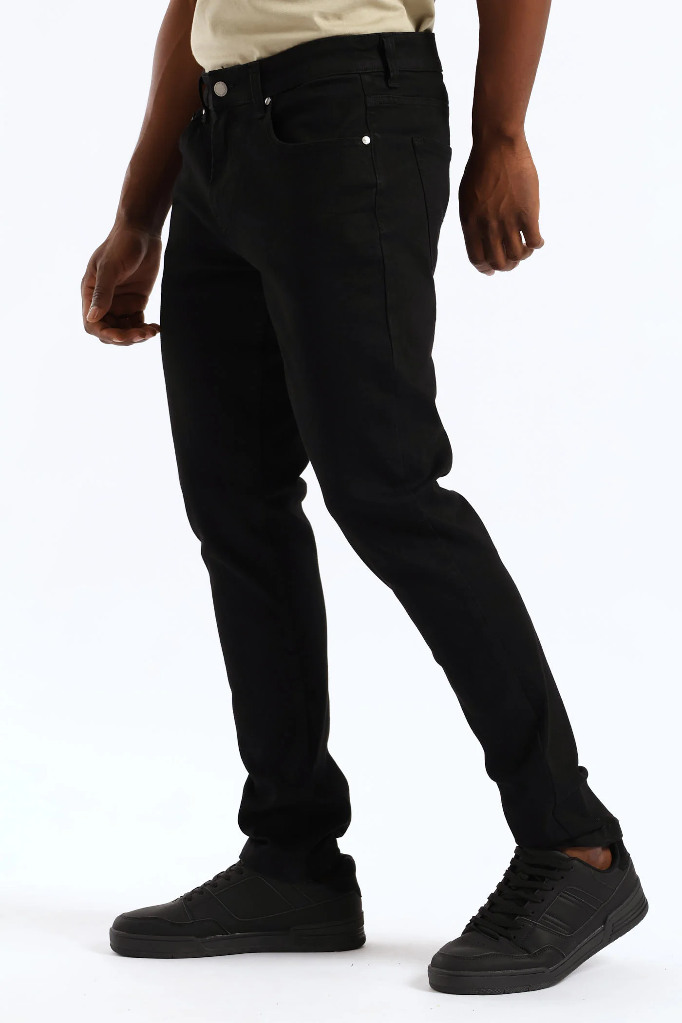 Peter Slim Leg Denim - Black - Image 4