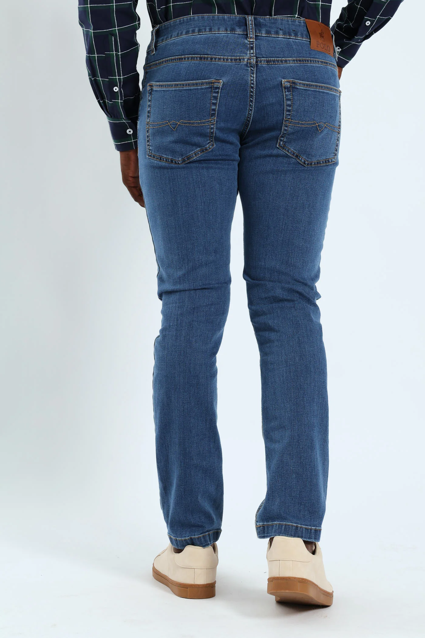 Peter Slim Leg Denim - Stonewash - Image 4