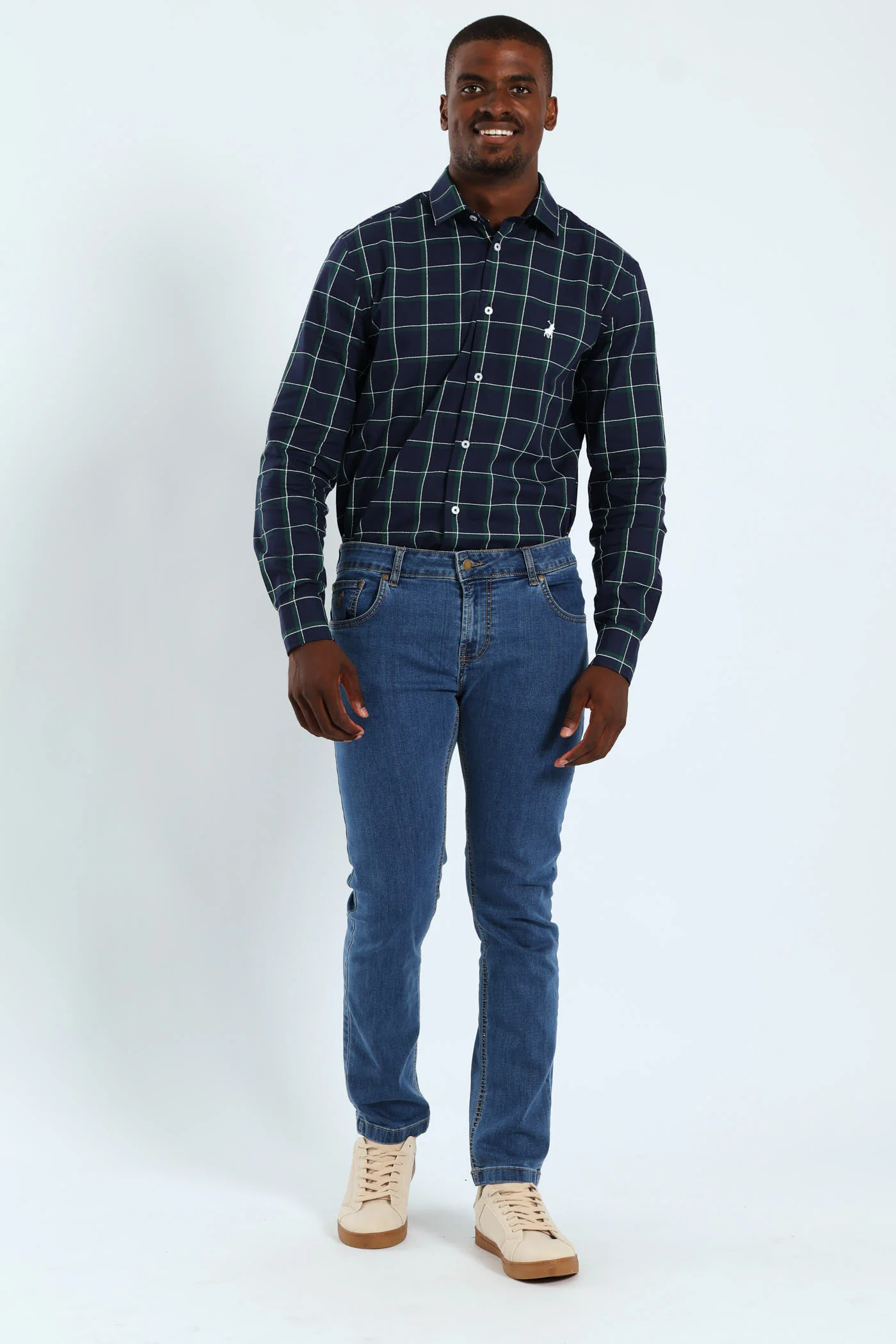 Peter Slim Leg Denim - Stonewash - Image 6