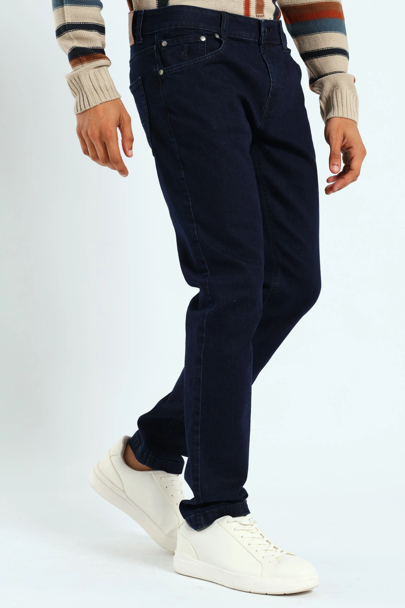 Peter Slim Leg Jean - Blue/Black - Image 3