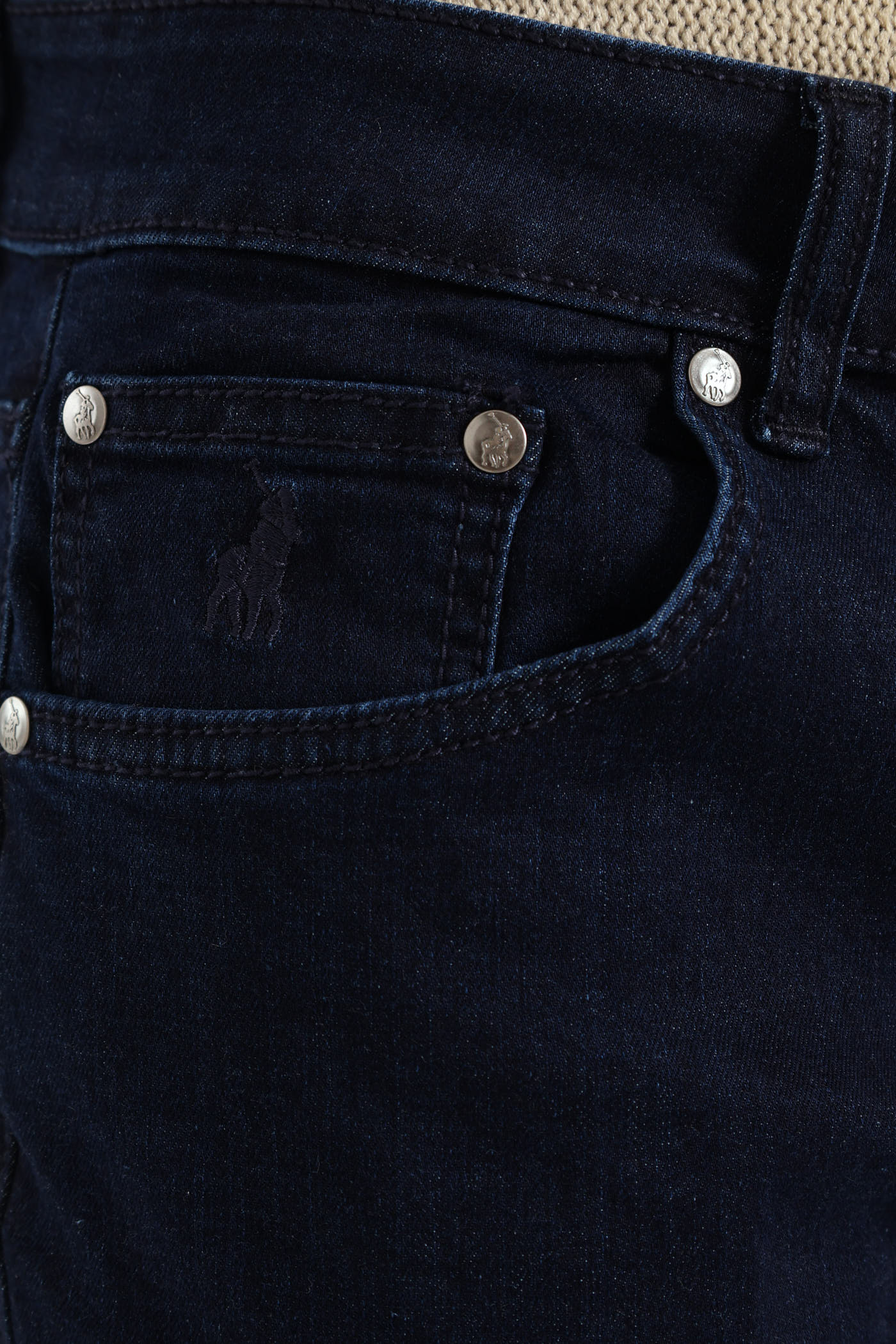 Peter Slim Leg Jean - Blue/Black - Image 5