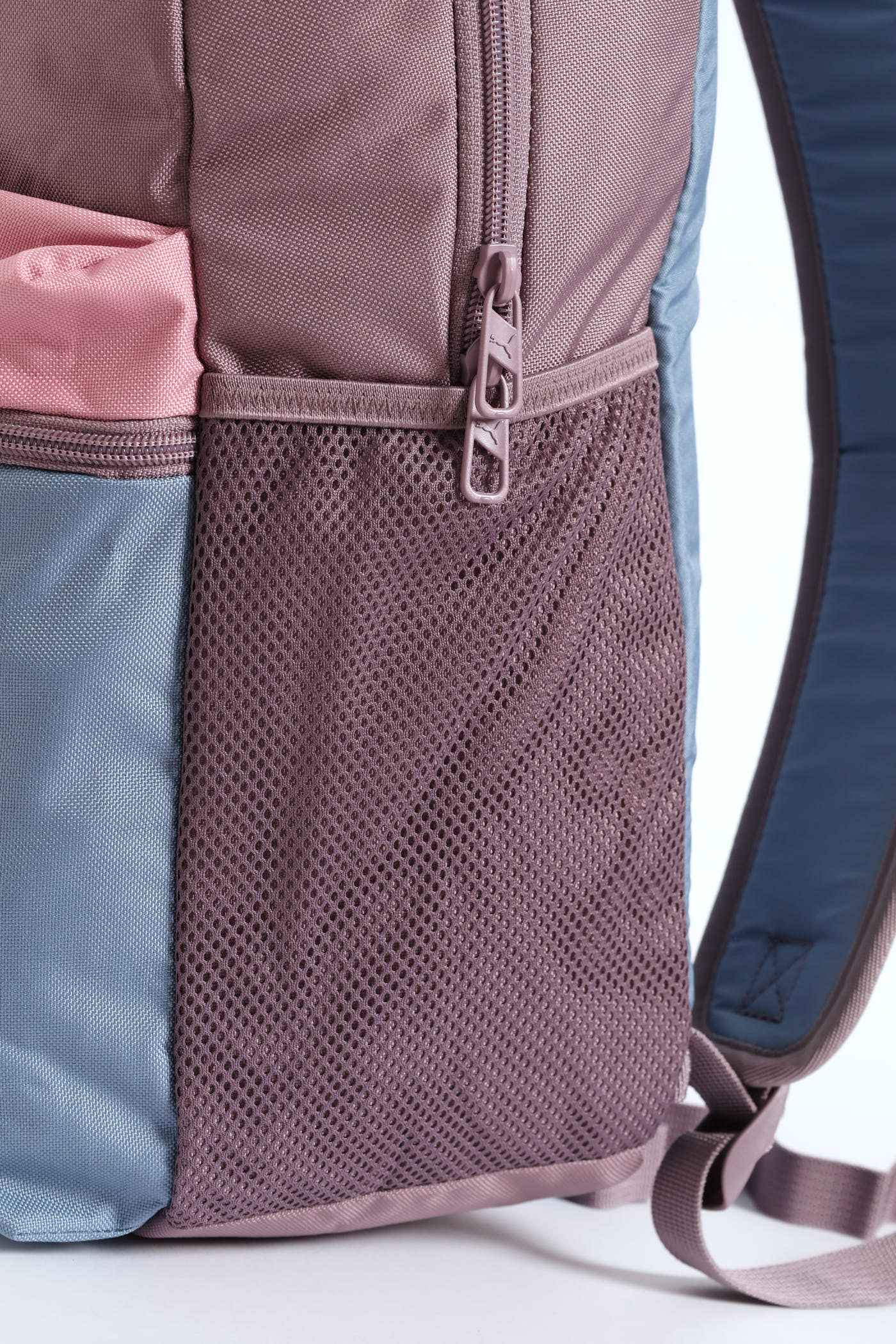 Phase Colour Block Backpack - Plum - Image 2