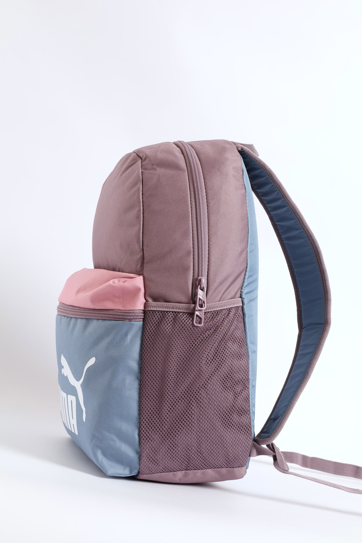 Phase Colour Block Backpack - Plum - Image 4