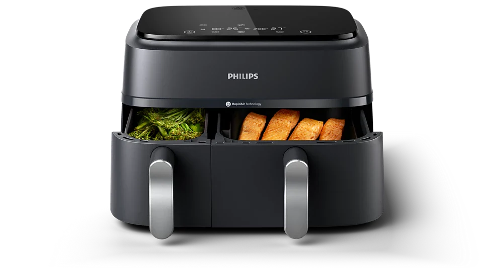 Phillips 9L Black Dual Basket Airfryer - Image 3