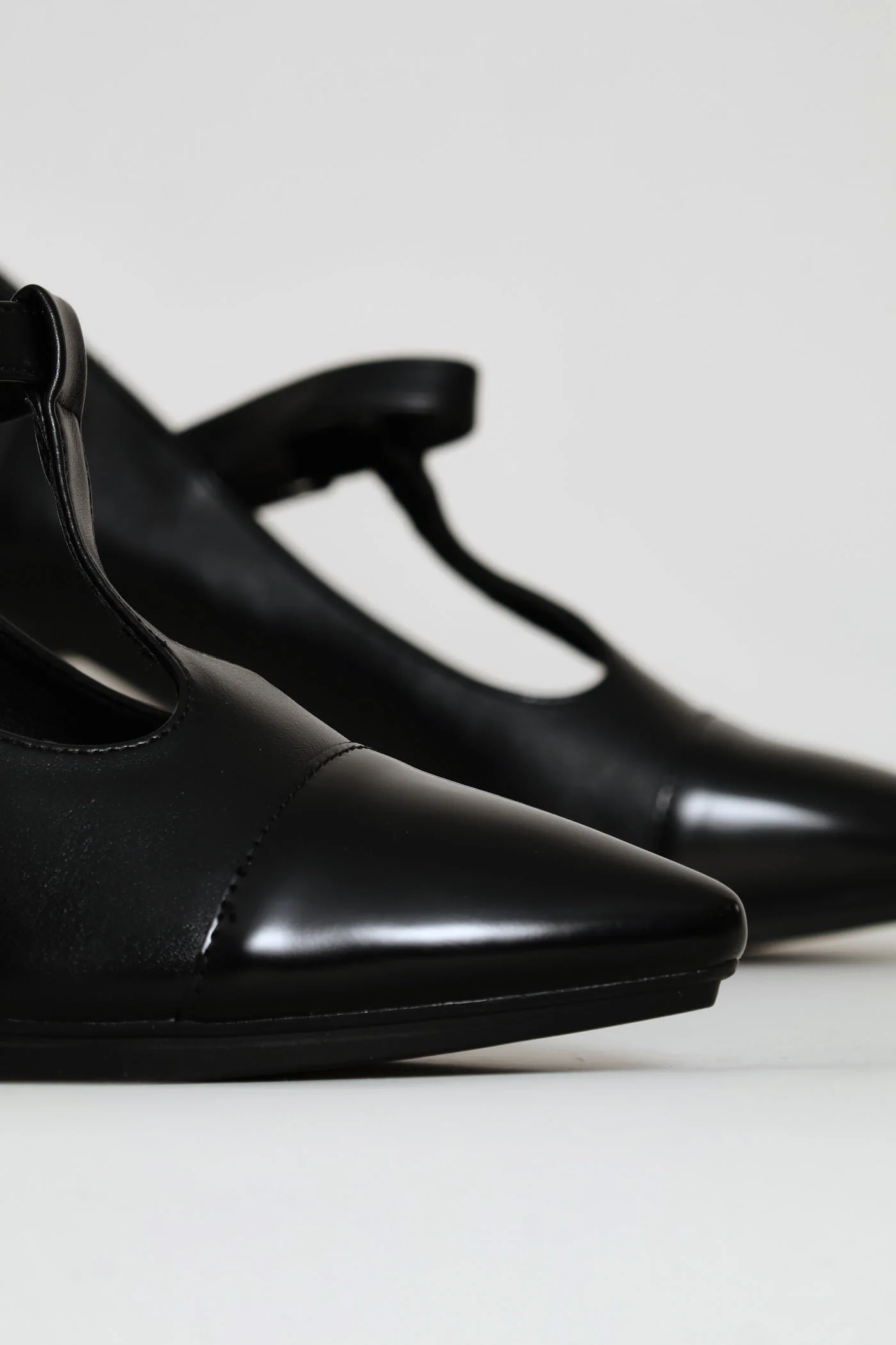 Phoenix Mary Jane T-Strap Heel - Black - Image 6