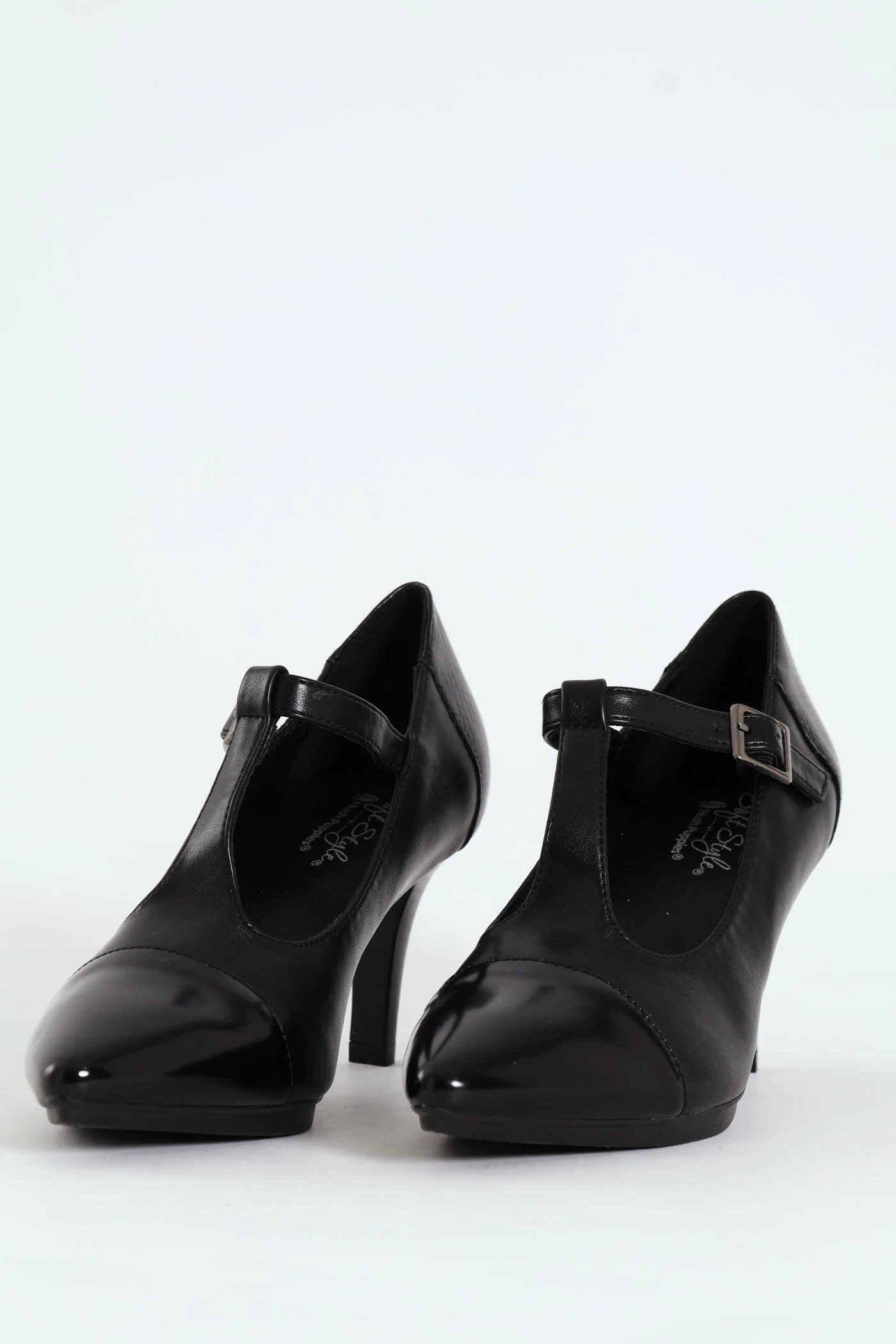 Phoenix Mary Jane T-Strap Heel - Black - Image 8