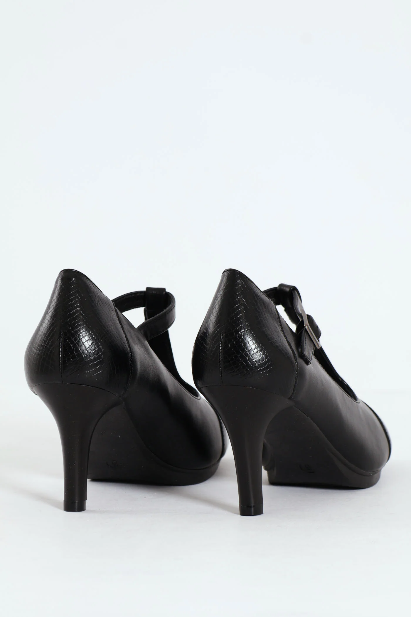 Phoenix Mary Jane T-Strap Heel - Black - Image 9