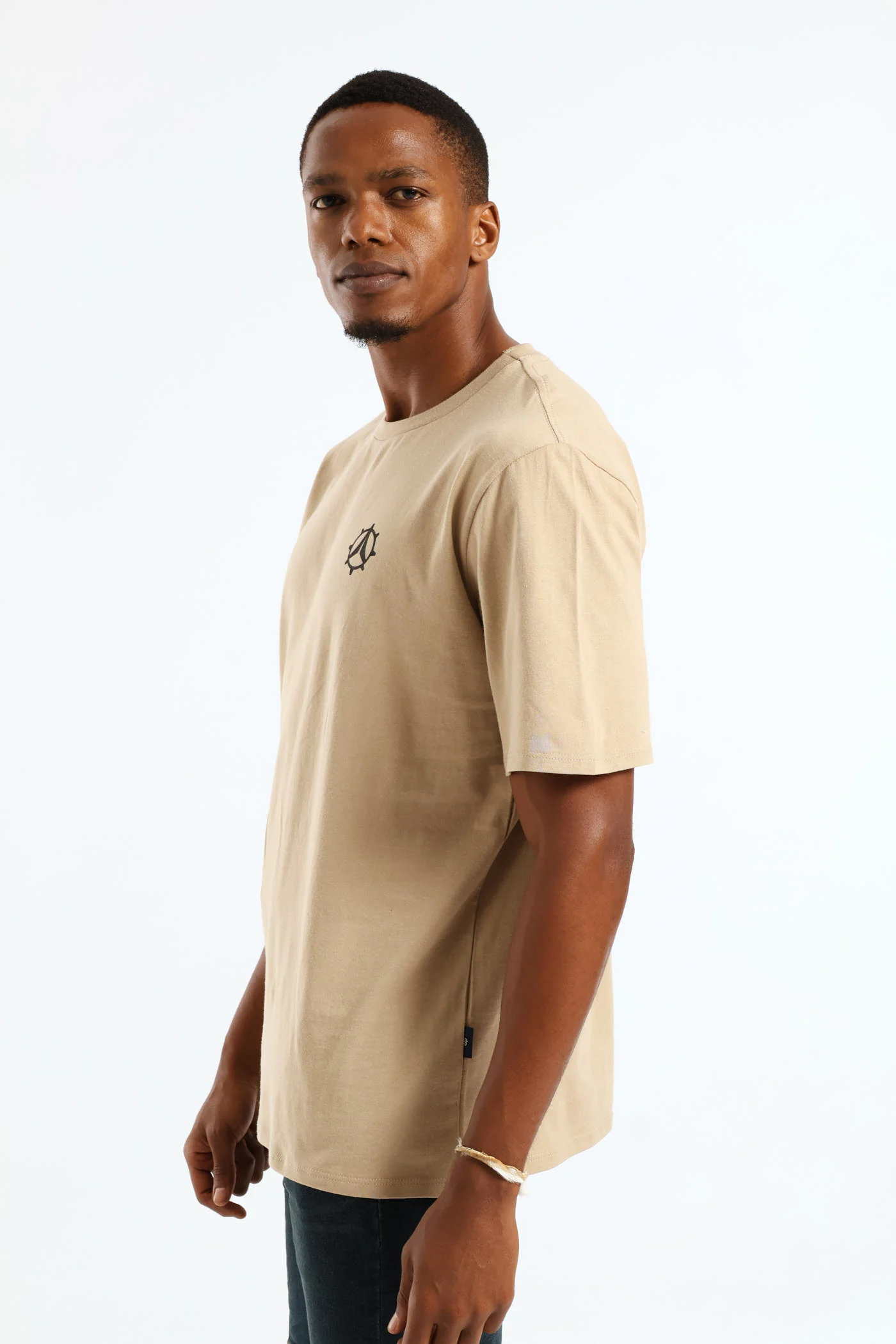 Photo Topographic Mt Front & Back Tee - Taupe - Image 3